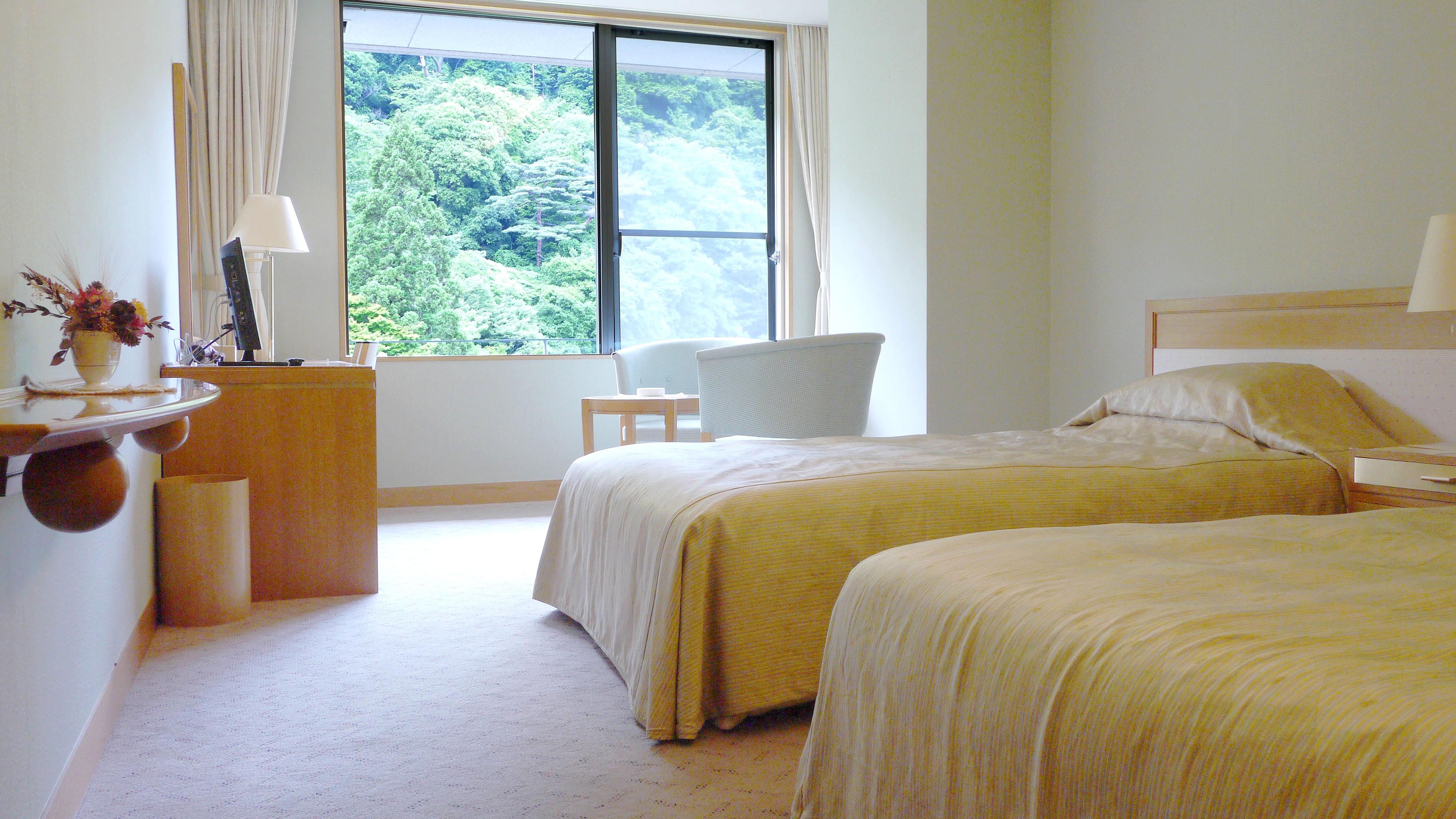 Western-style twin room (20.5㎡) ◆ We have 3 standard Western-style rooms.