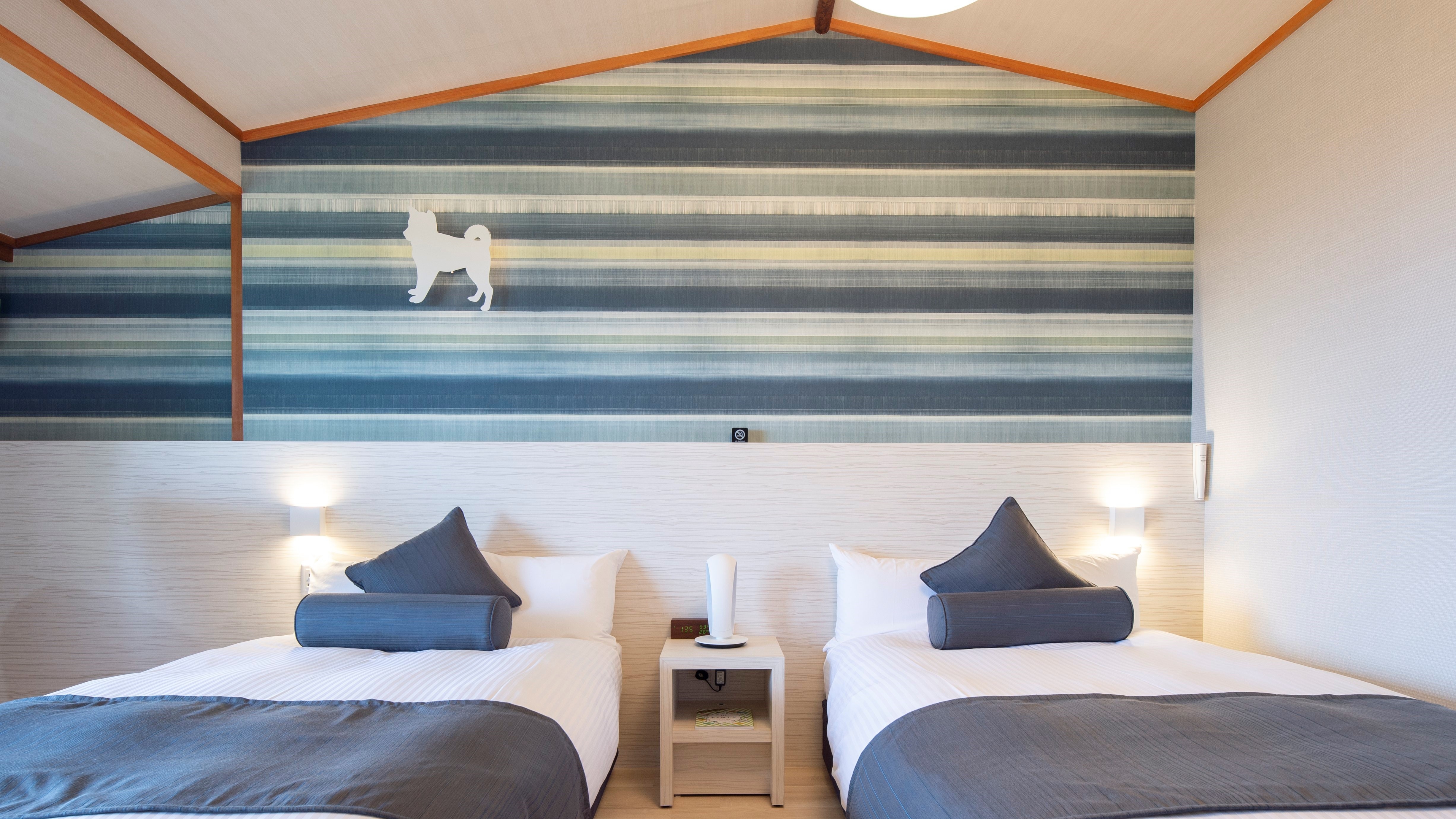 [ชั้นบนสุด วิวทะเล] ห้องดีลักซ์ ทวิน