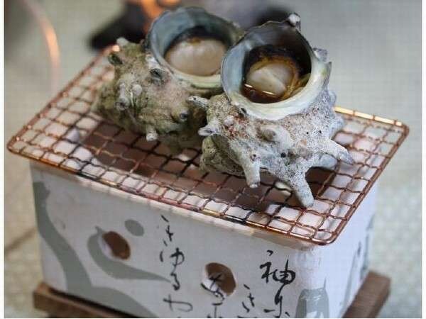 [Roasted Turban Shell] Turban shell cooked in a pot with our special sauce