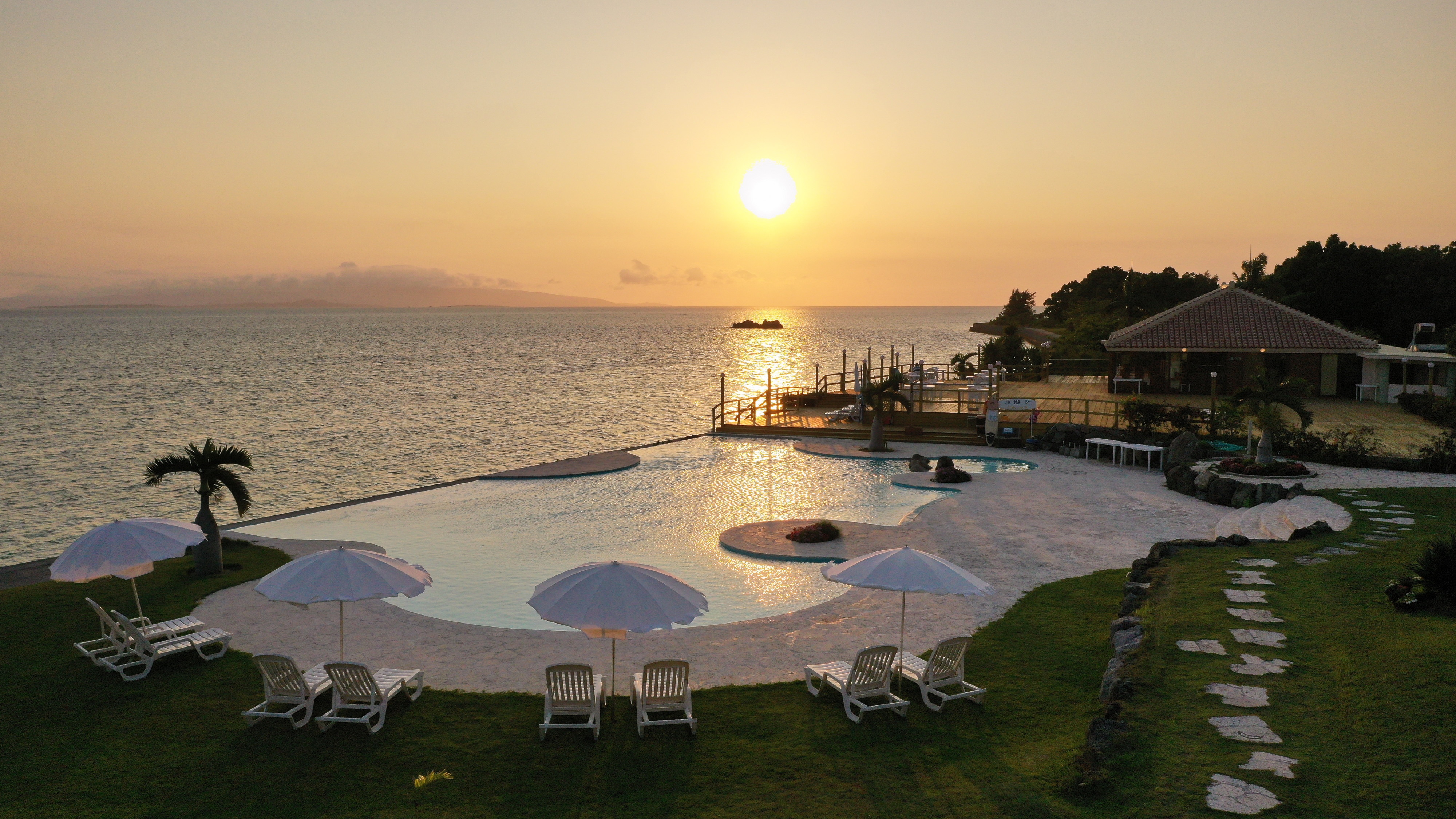 一年四季都可以看到日落