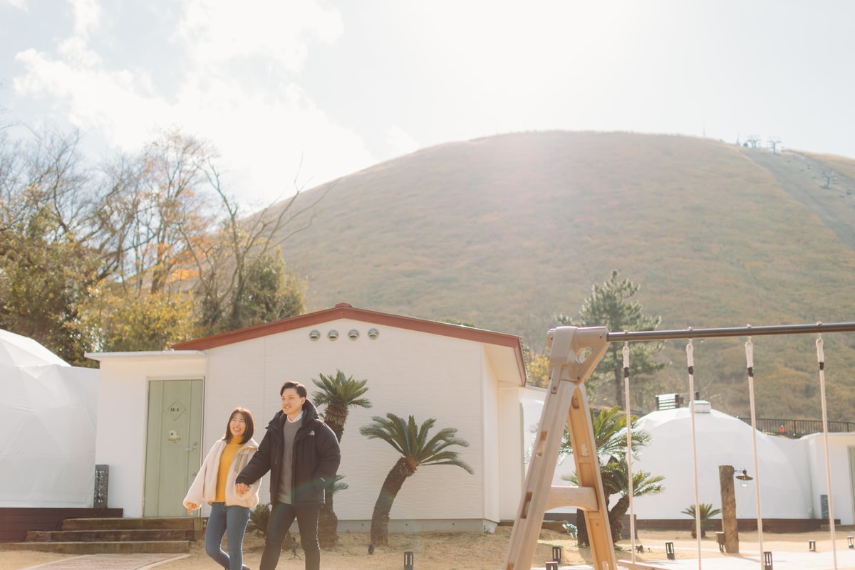 Please spend a relaxing time in the nature of Izukogen.