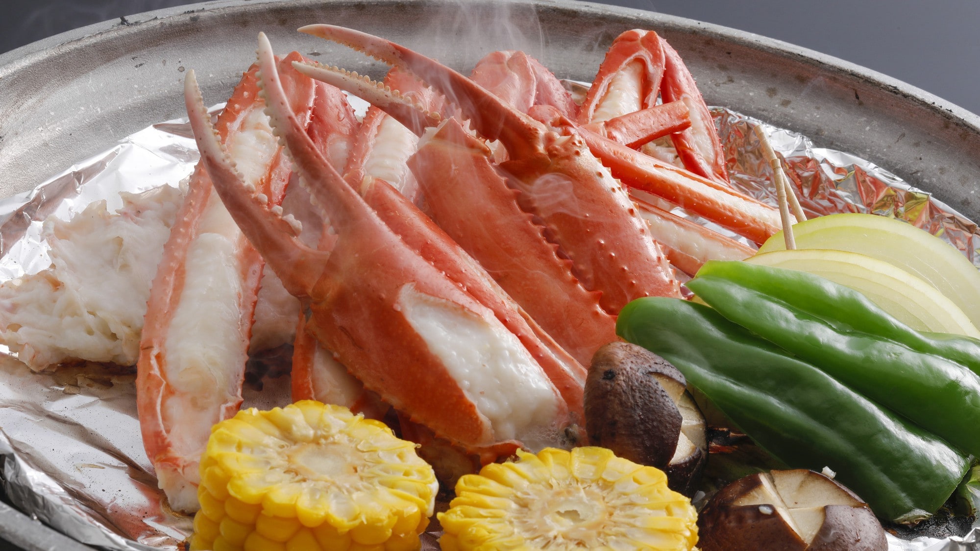 Red snow crab teppanyaki / Example