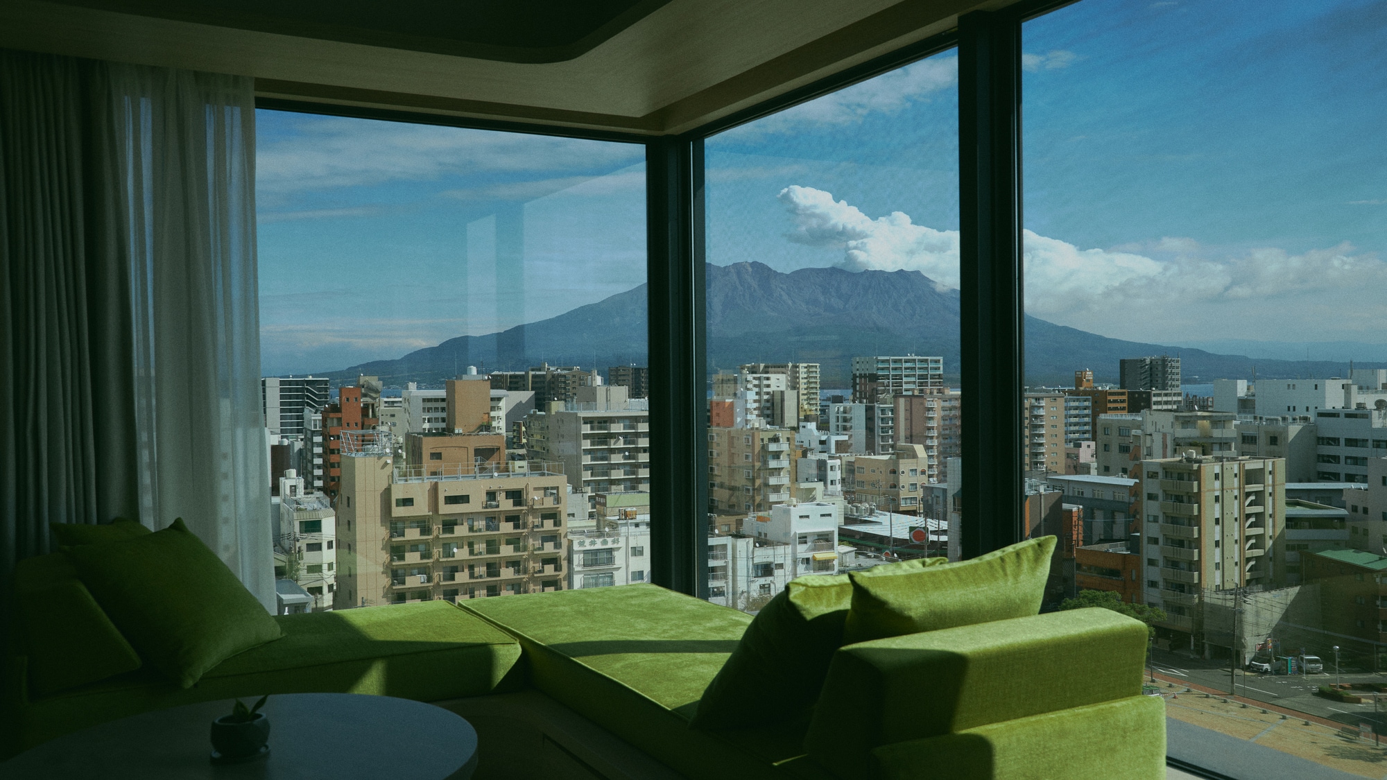 Suite Sakurajima dengan SAUNAGE
