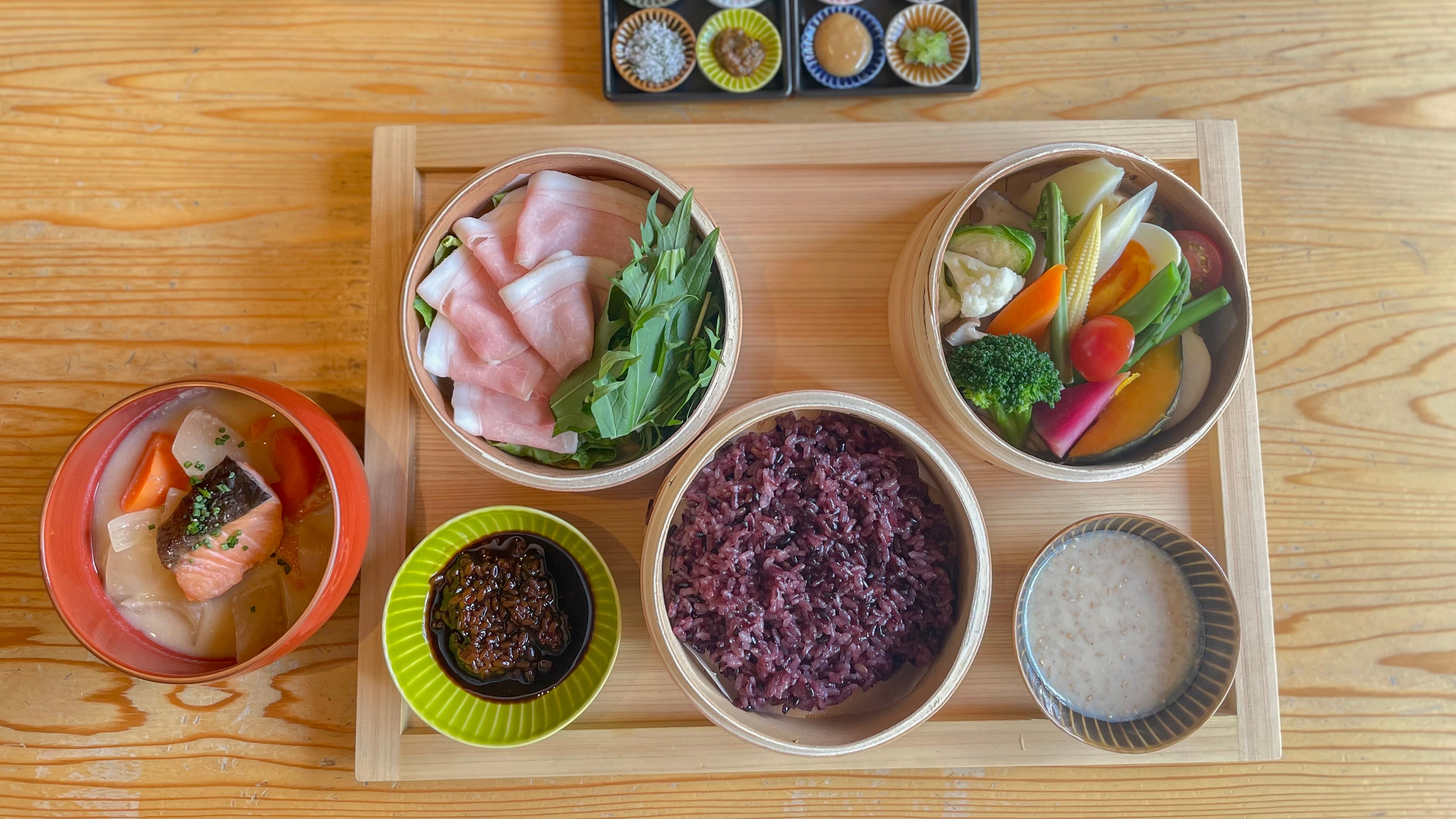 Breakfast in Nara, the brewing capital
