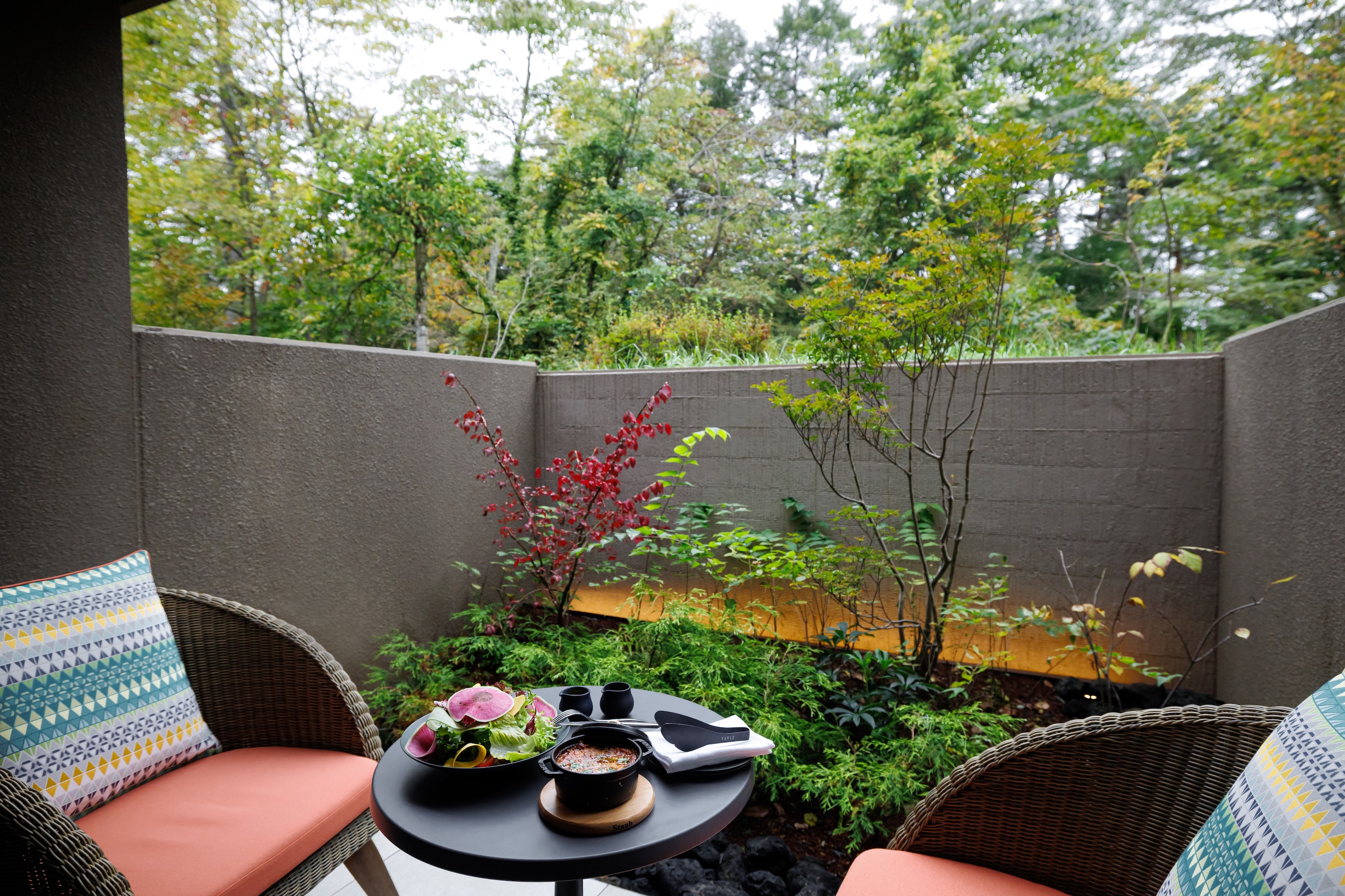 Private garden balcony