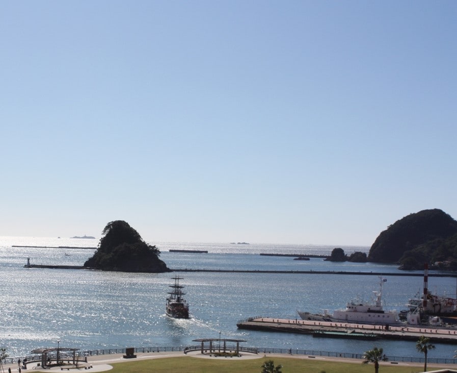 从日式房间看到的景色