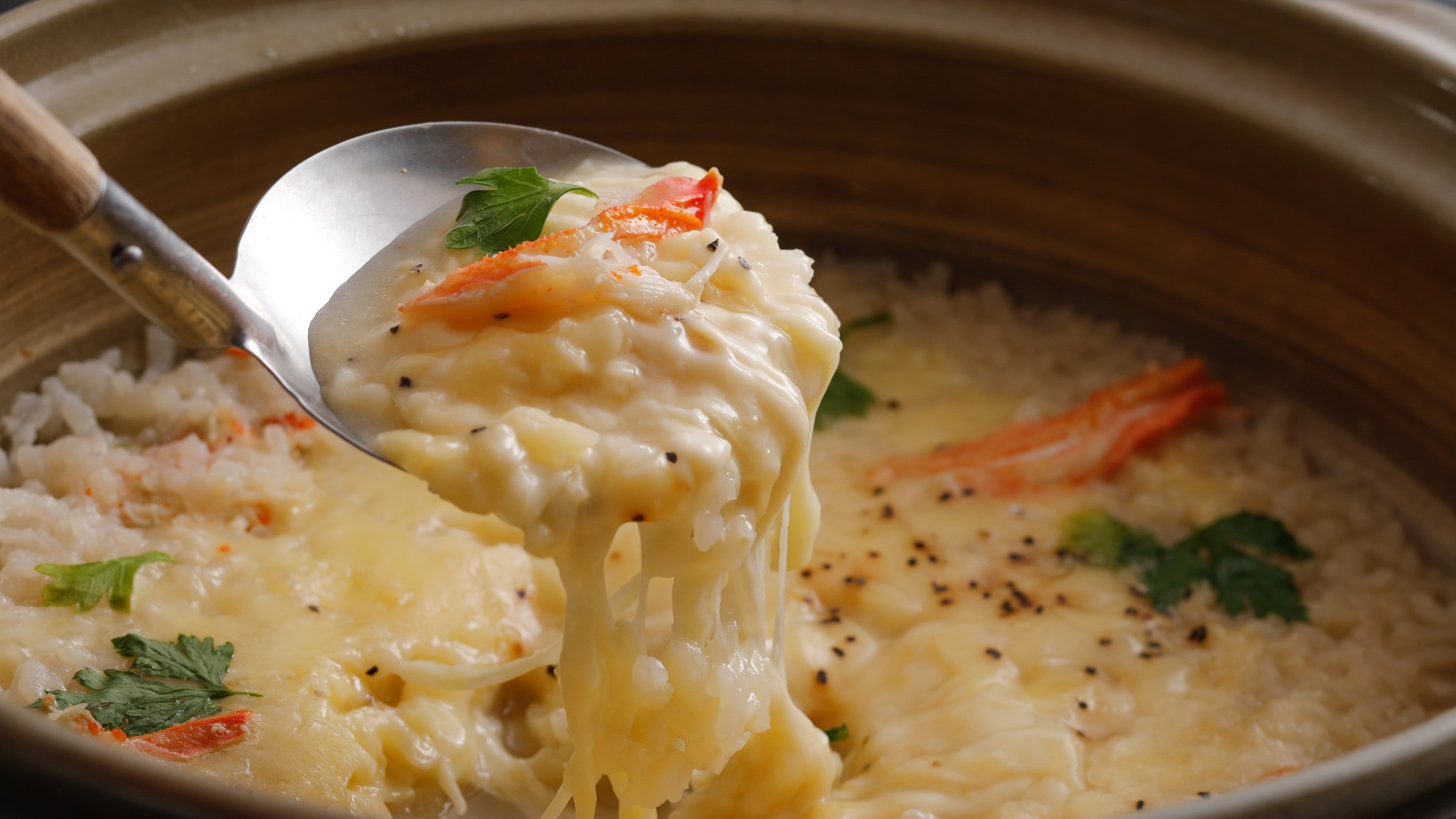 [Winter dishes] Exquisite crab cheese risotto (example)