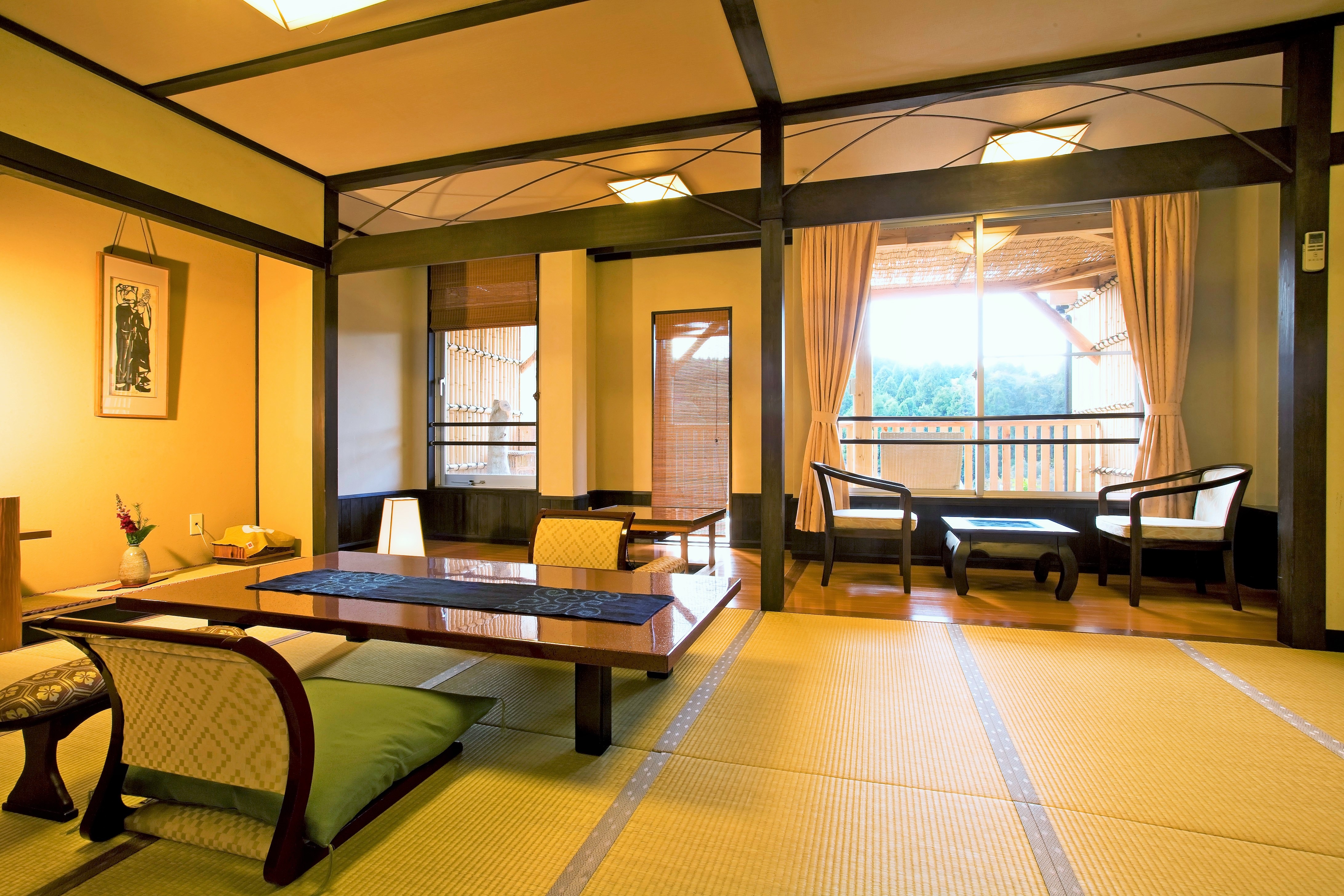 Guest room with open-air bath (Room 305)
