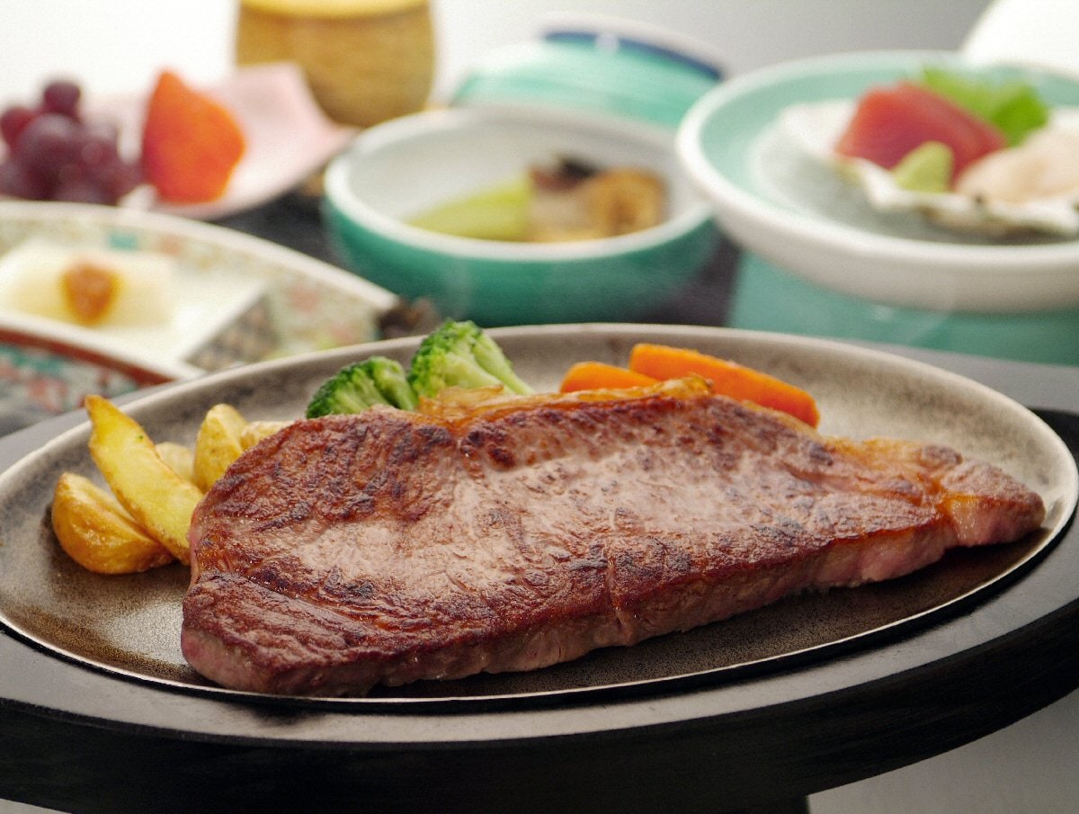 003ステーキのアップ