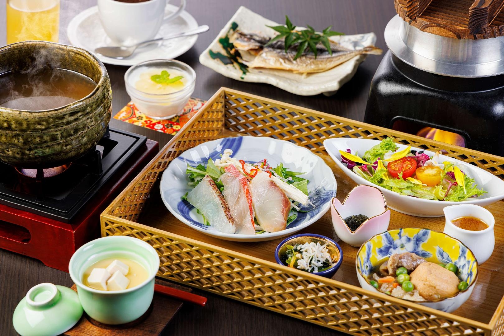 An example of a Japanese breakfast