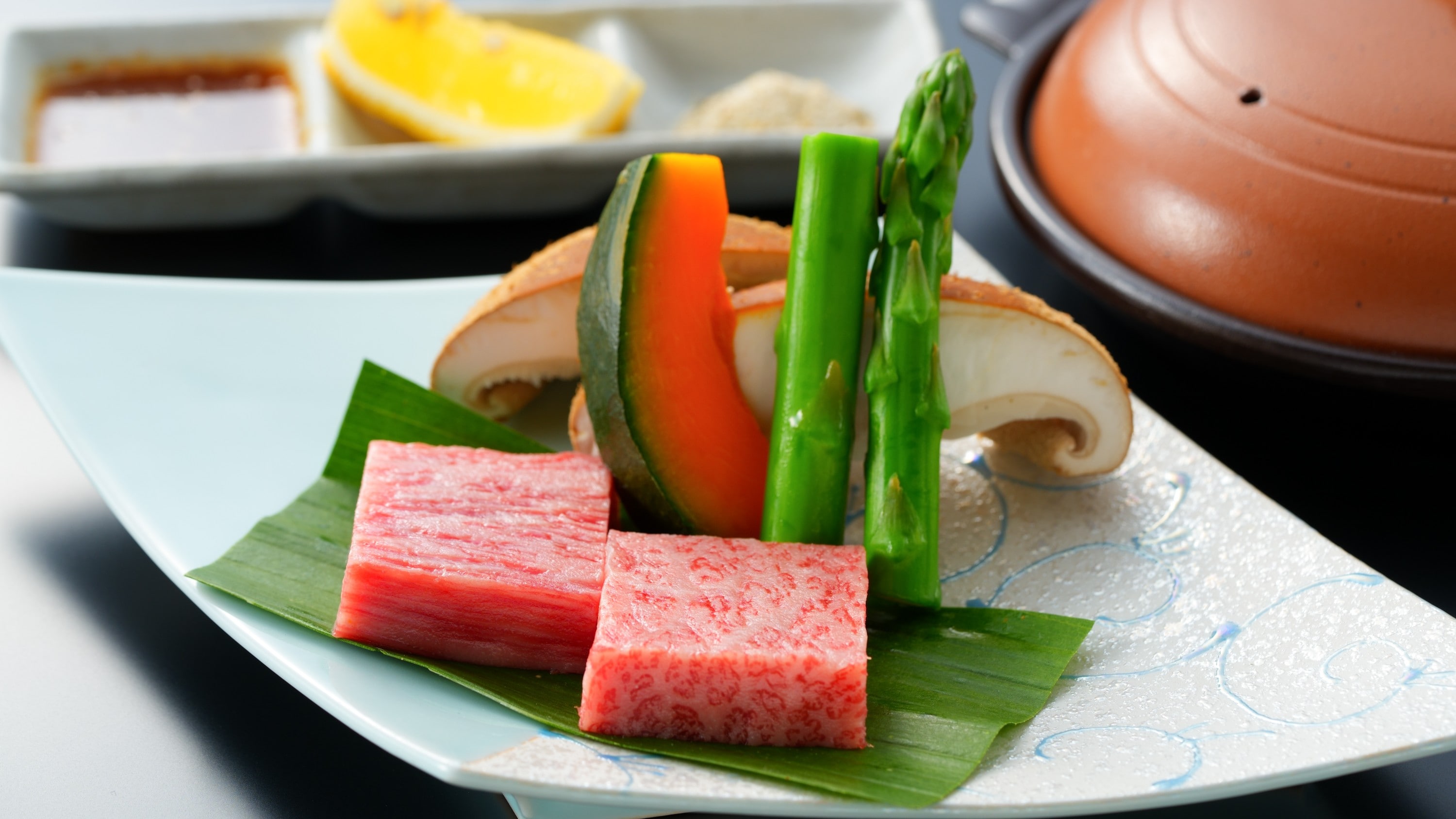 [Dinner] Example of Bungo beef teppanyaki