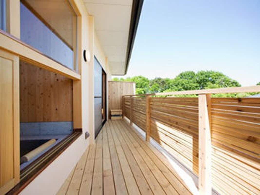 ☆ Bedroom 7 and a half tatami + living room 6 tatami ☆ Special room with semi-open-air bath "Hana no Ame"