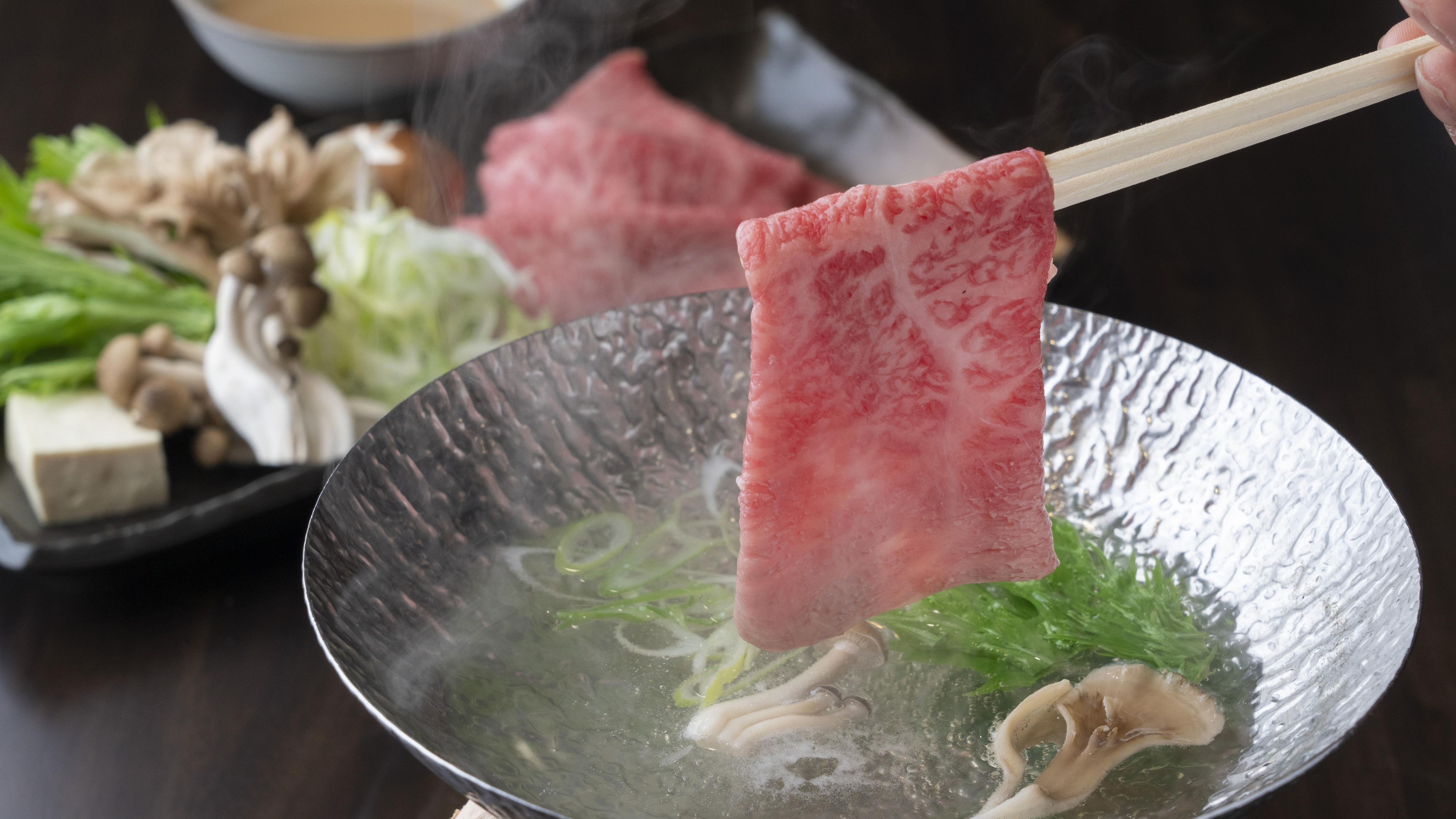 Hida beef shabu-shabu