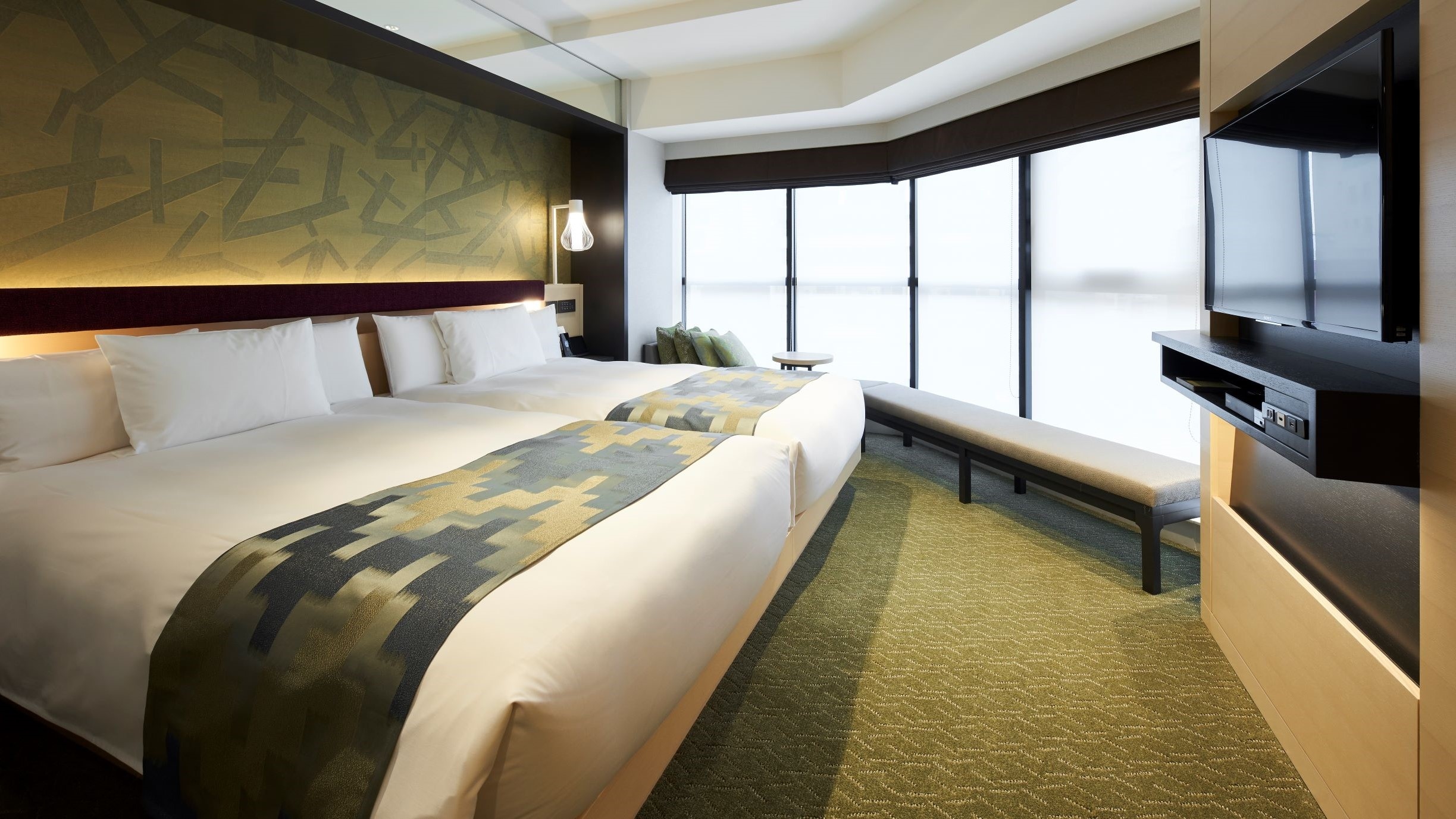 [Guest room] Corner deluxe twin