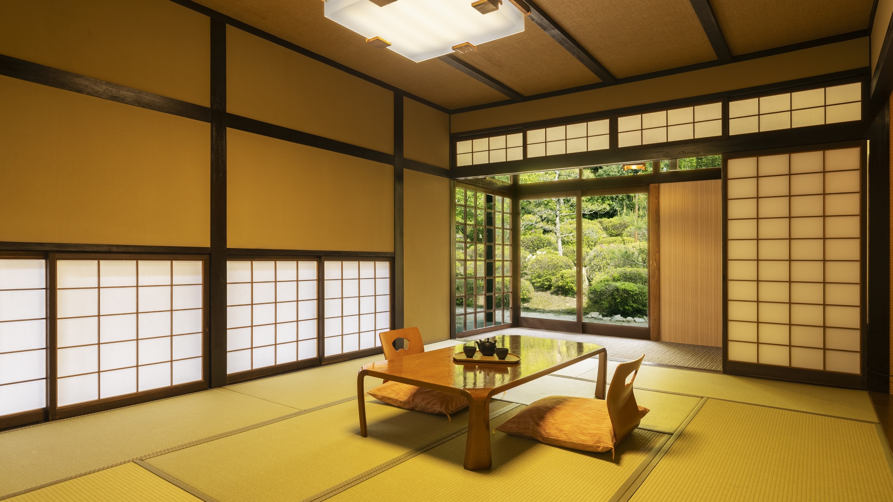 标准日式客房（带露天浴池）（木结构建筑、花园景观） ※客房示例