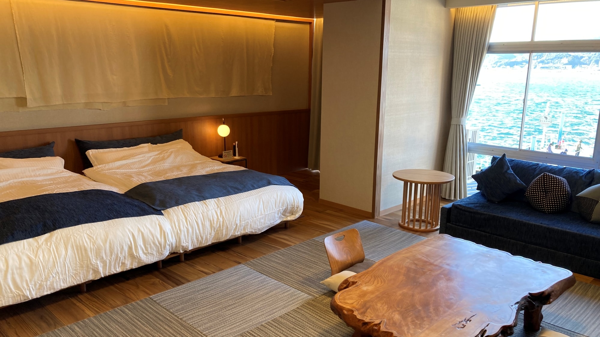 *[Kamar] Kamar khusus Jepang-Barat dengan pemandian observasi (ruang tamu)