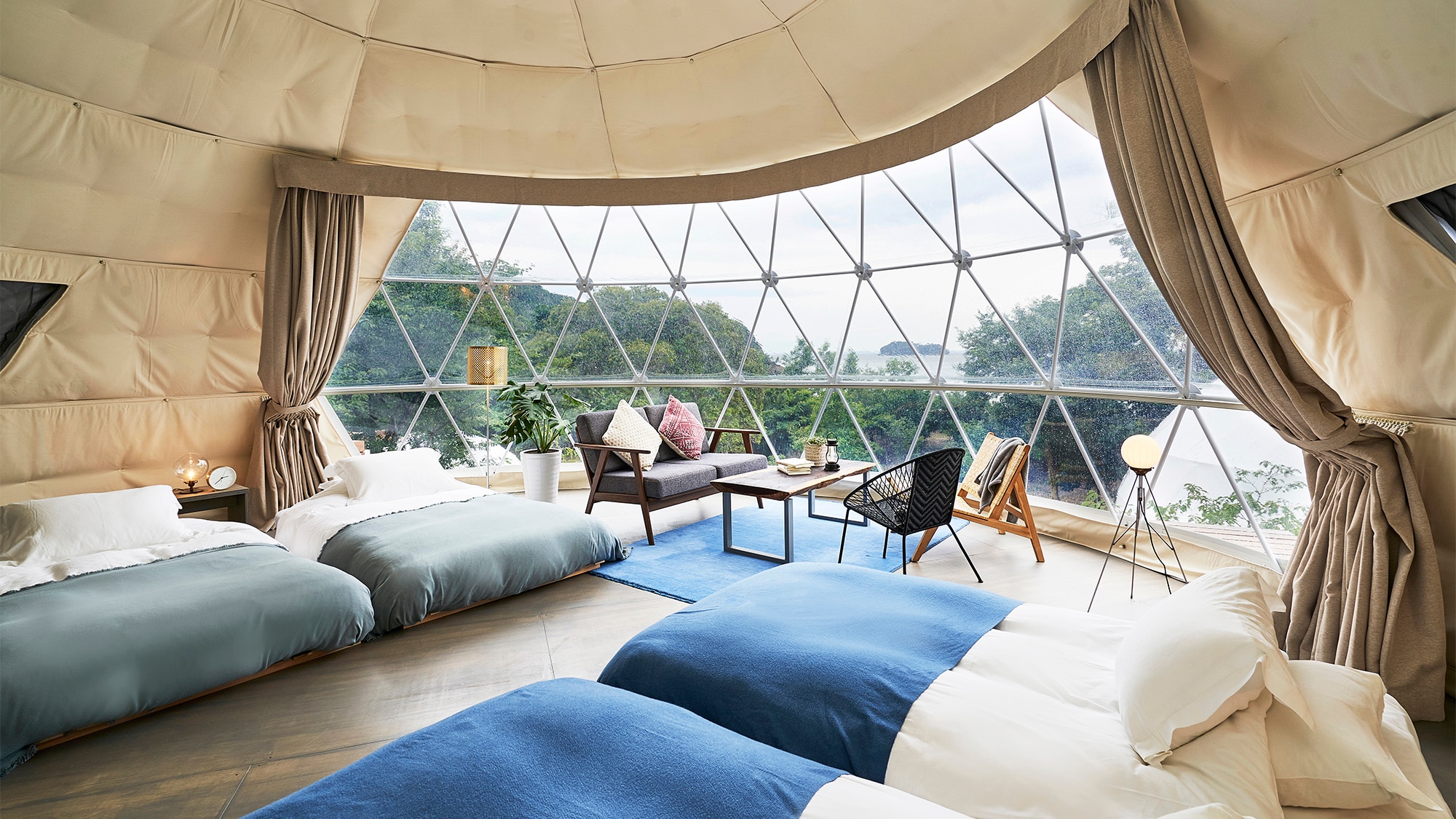 <Tipe Kenyamanan Teras Teluk> Juli 2021 Baru Terbuka! Glamping pantai