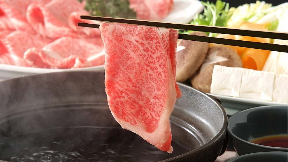 Example of A5 rank Japanese black beef banquet