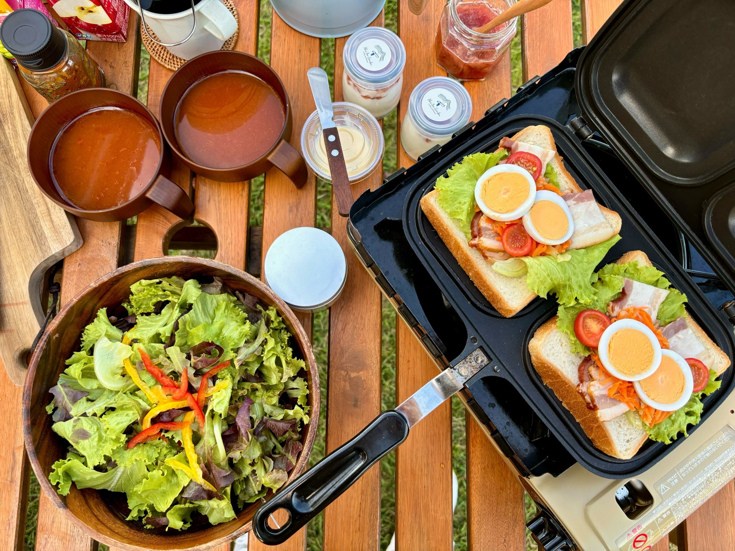 Breakfast also features plenty of Aso ingredients