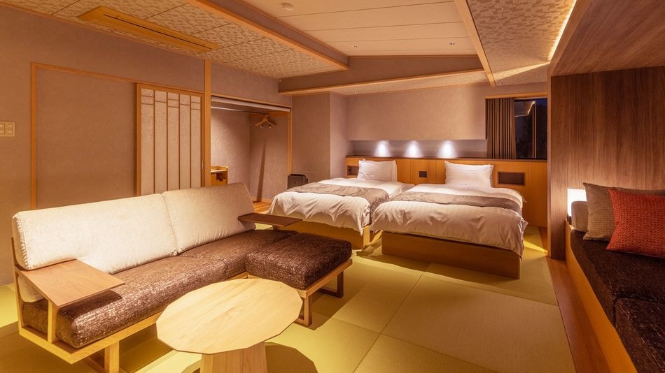 Japanese modern Japanese-Western style room "Aonami"