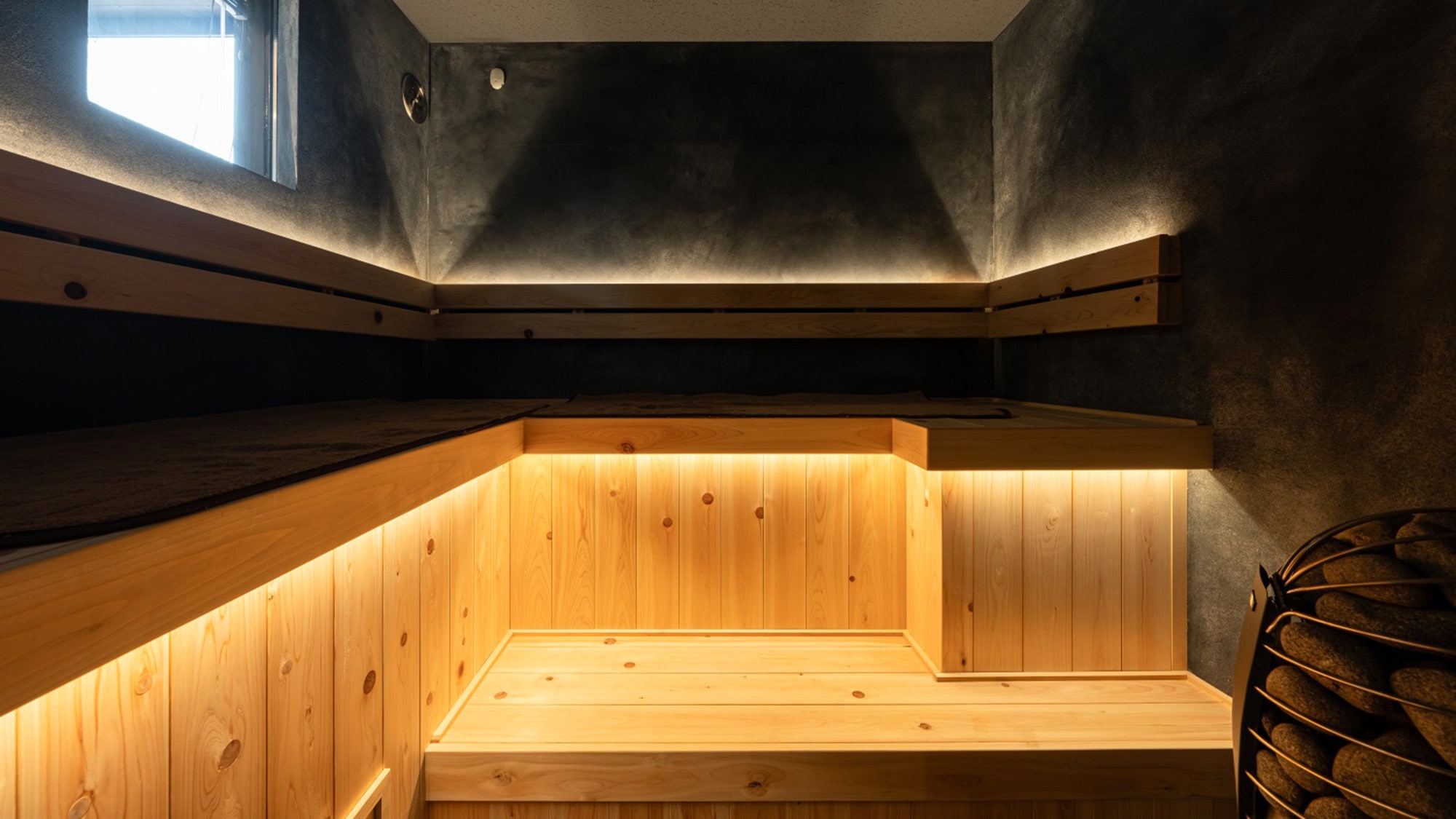 ・[Sauna 2 tempat tidur] Pemanas sauna dibuat oleh HARVIA, rumah sauna di Finlandia.