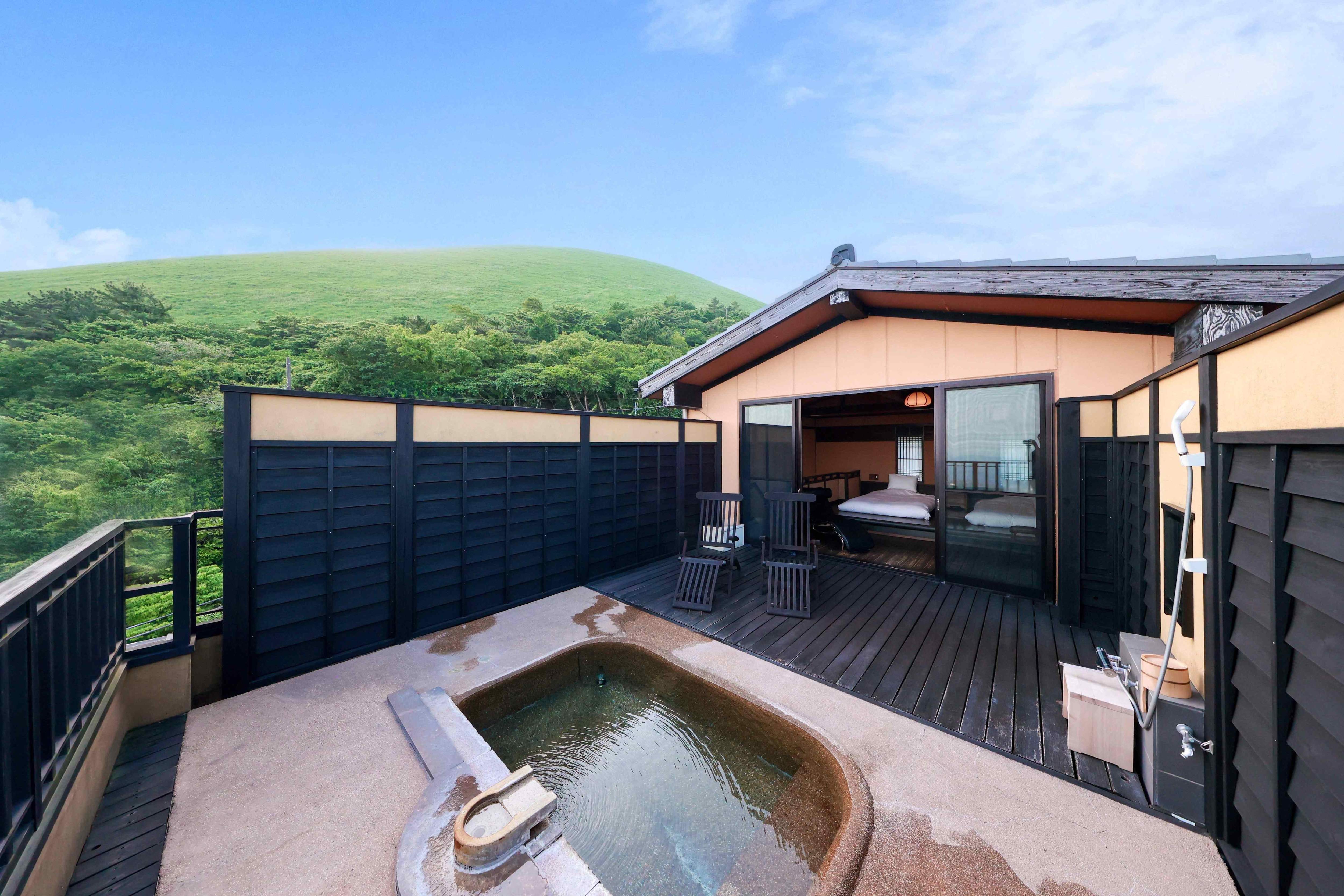 花 露天浴池 大室山 041 小