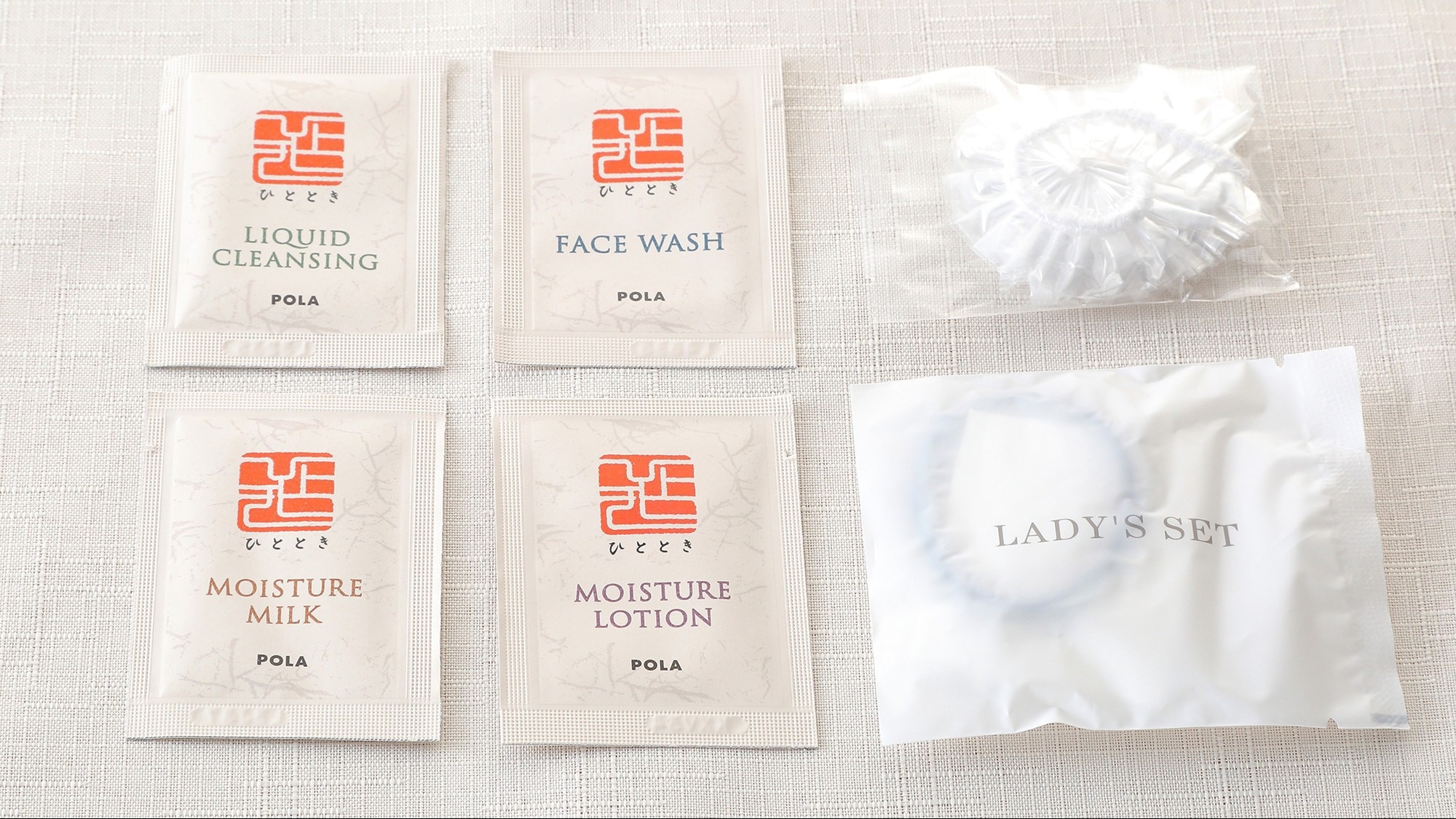 Amenities (skin care and bath amenities)