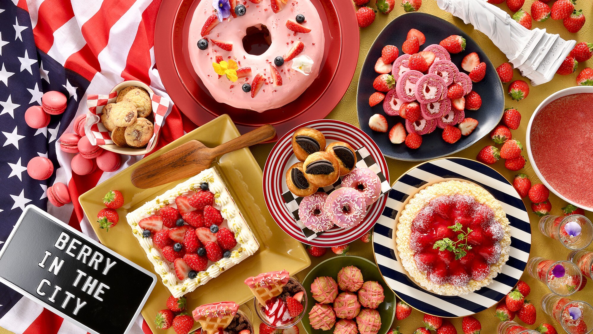 ストロベリースイーツ&ディナービュッフェ（イメージ）