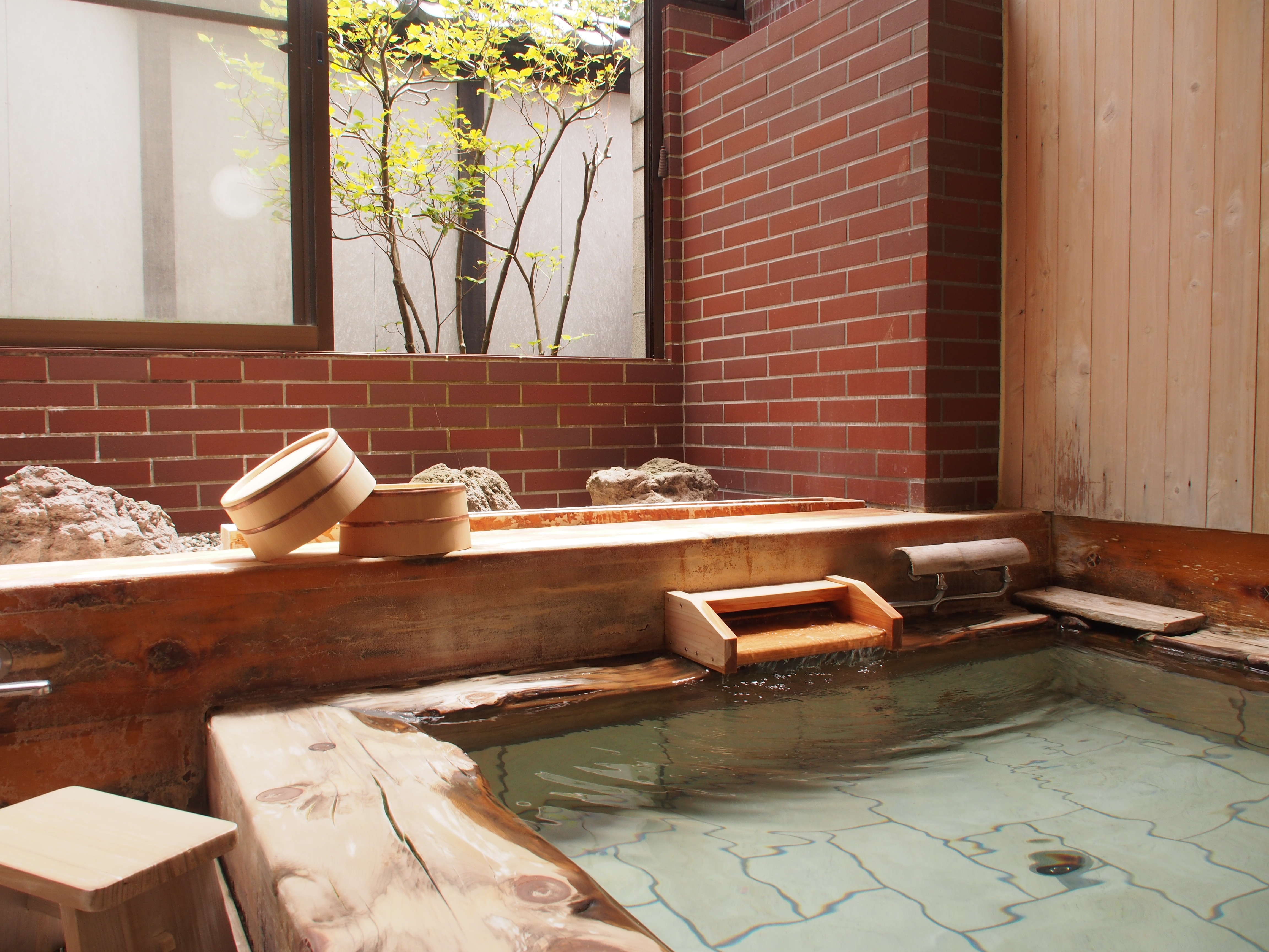 Cypress bath, private hot spring