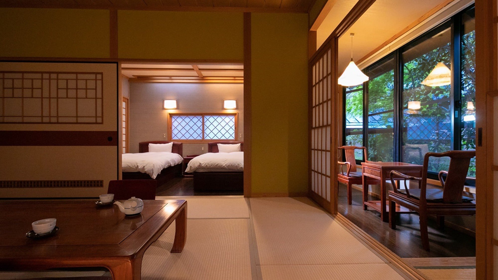 Separate Japanese-Western style room (no open-air bath)