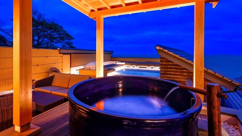 Opening in March 2024! New guest room "Special Room Ruri no Umi" (room with open-air bath)