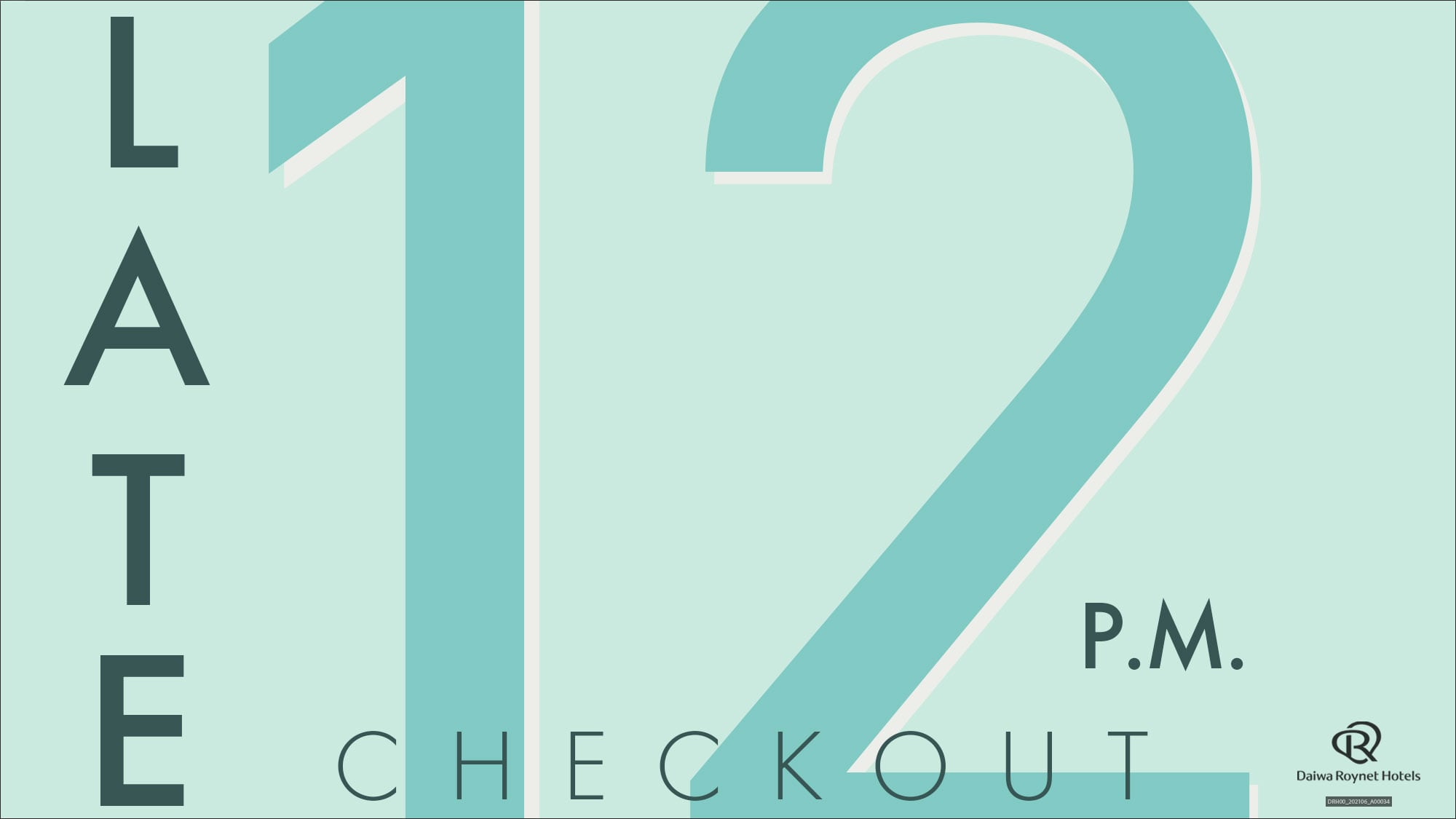 Late check-out: 12:00