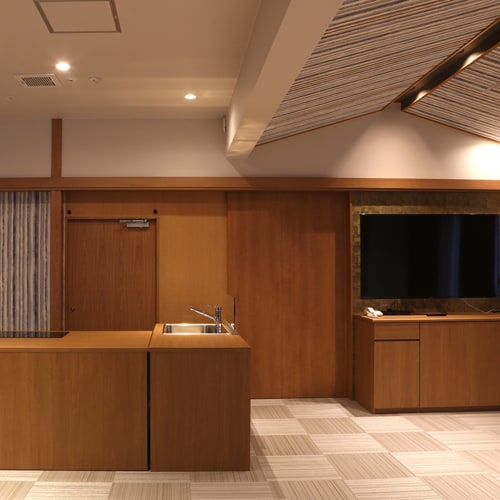 * [Annex 1F reserved special room: Taiko] Kitchen counter can be changed to room meal by bespoke