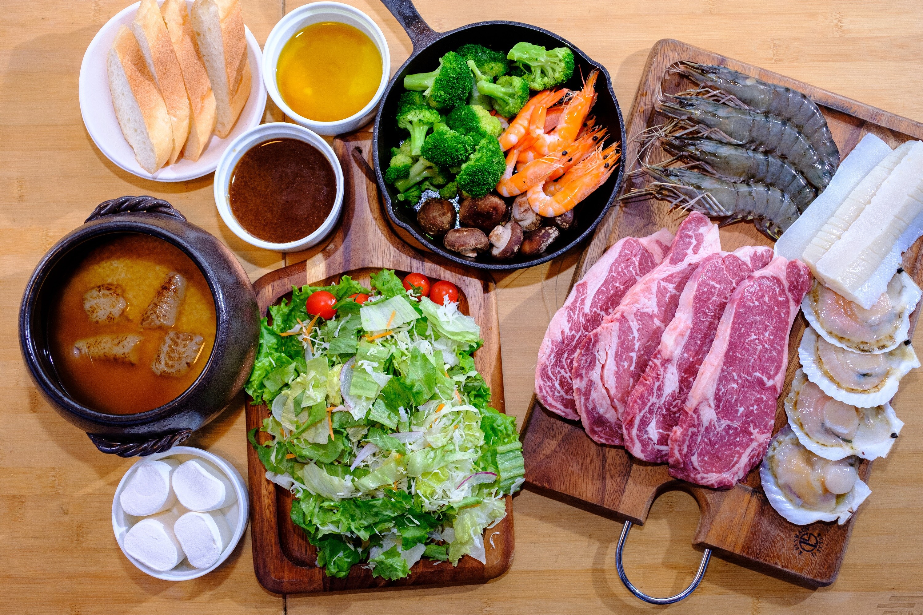 글램핑 BBQ 저녁