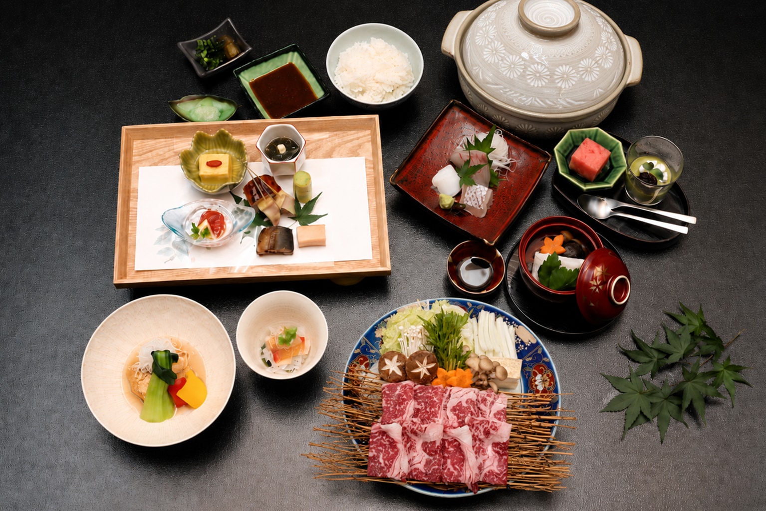 高級牛肉涮涮鍋懷石套餐