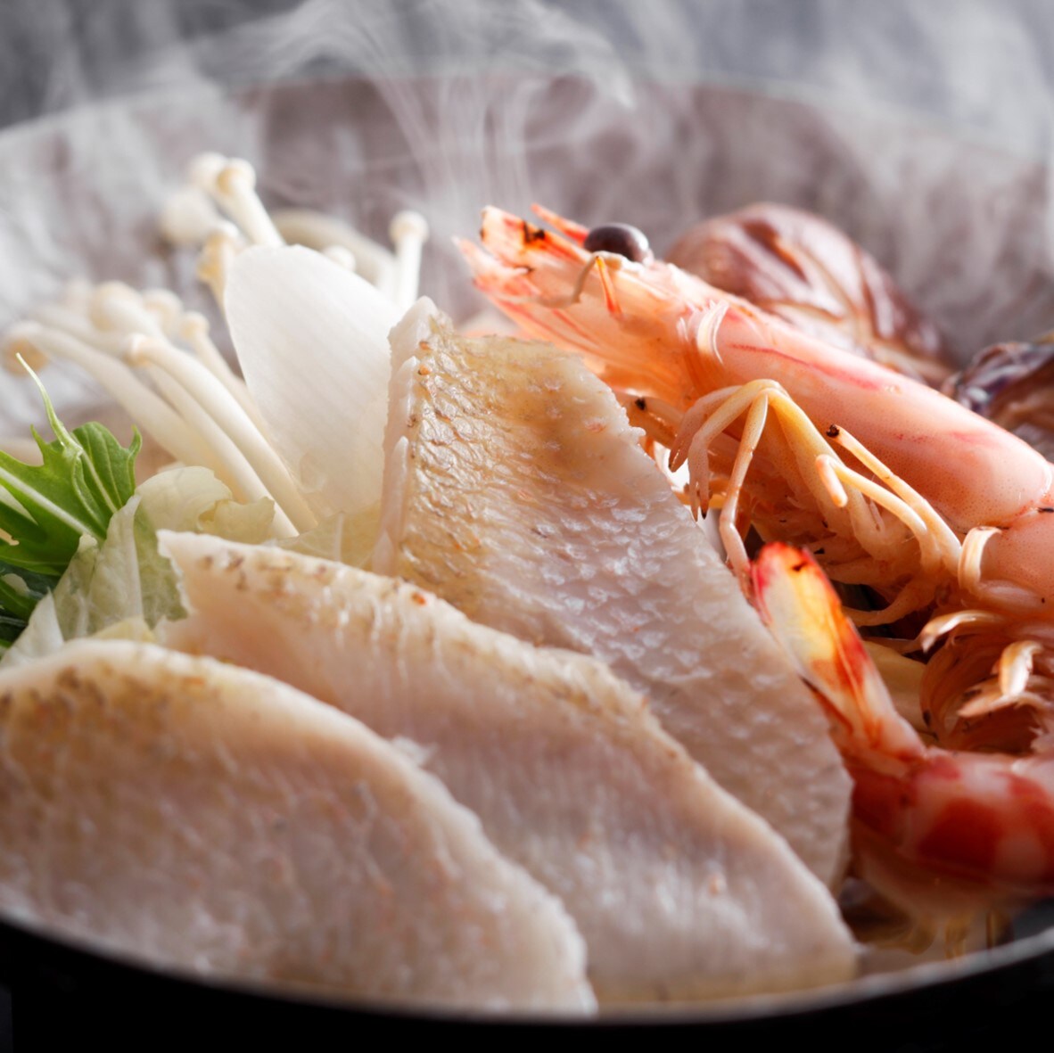 Seafood pot