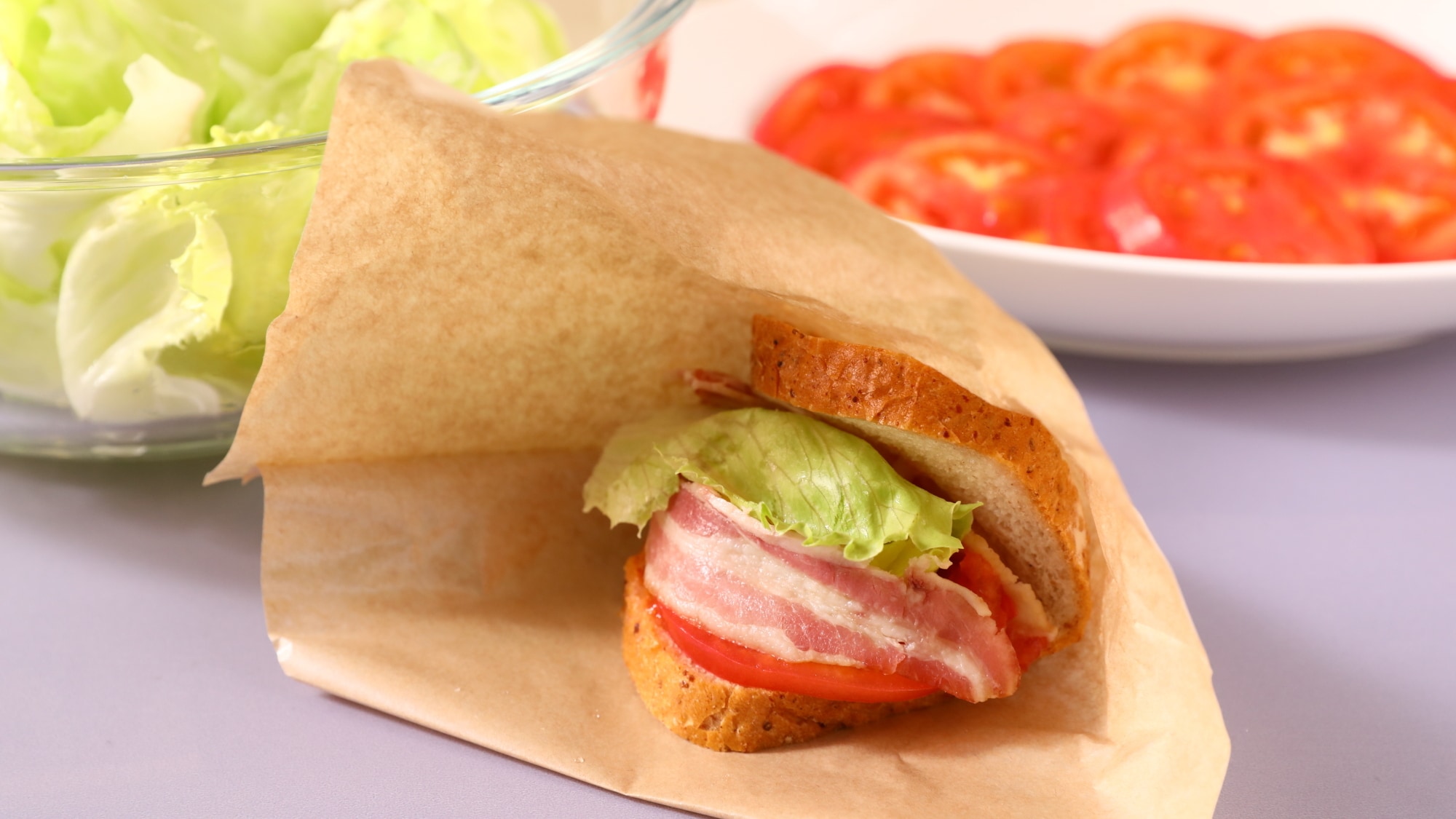 ★Bữa sáng tự chọn: Bánh mì BLT Umiakari nguyên bản