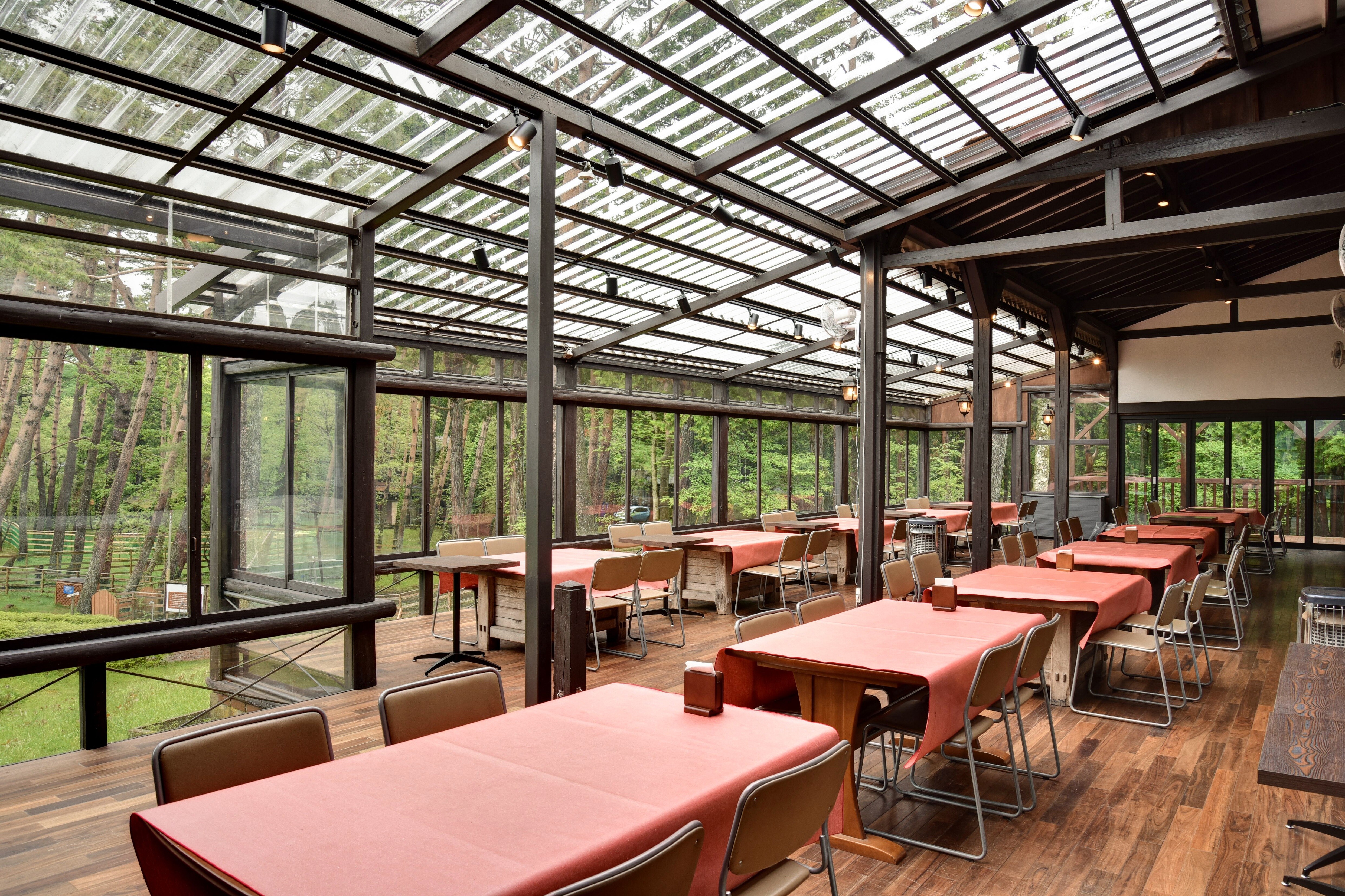 Main building (terrace seats)