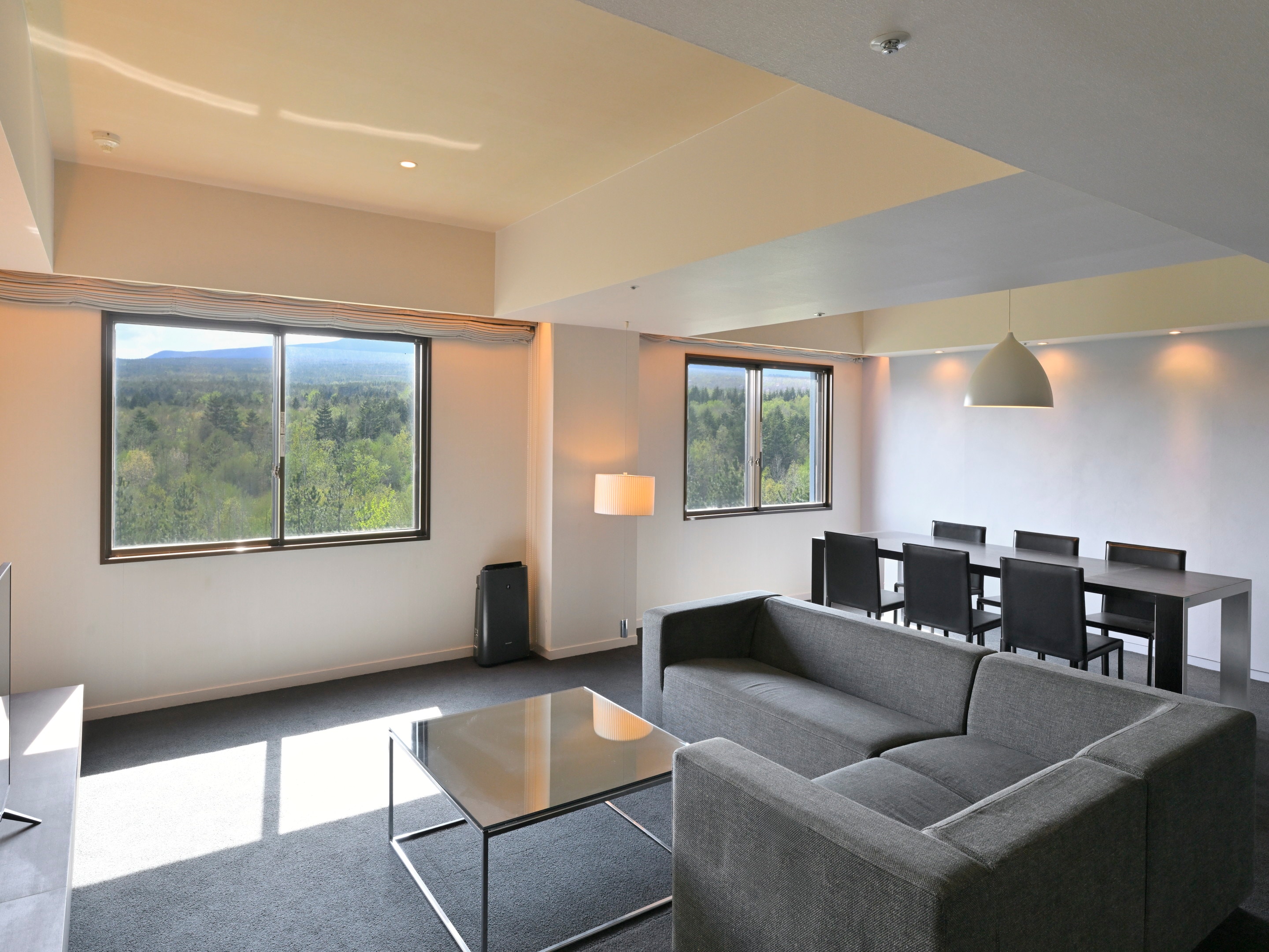 Modern Western-style suite, 140 sq m, with mountain view.