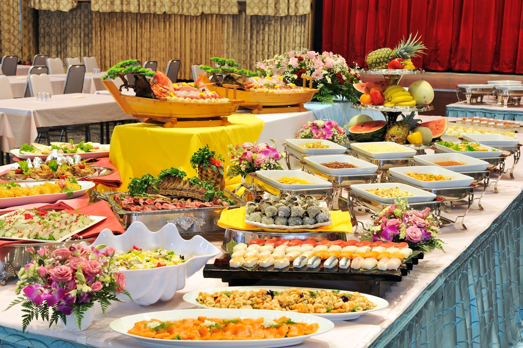 Hình ảnh buffet tối
