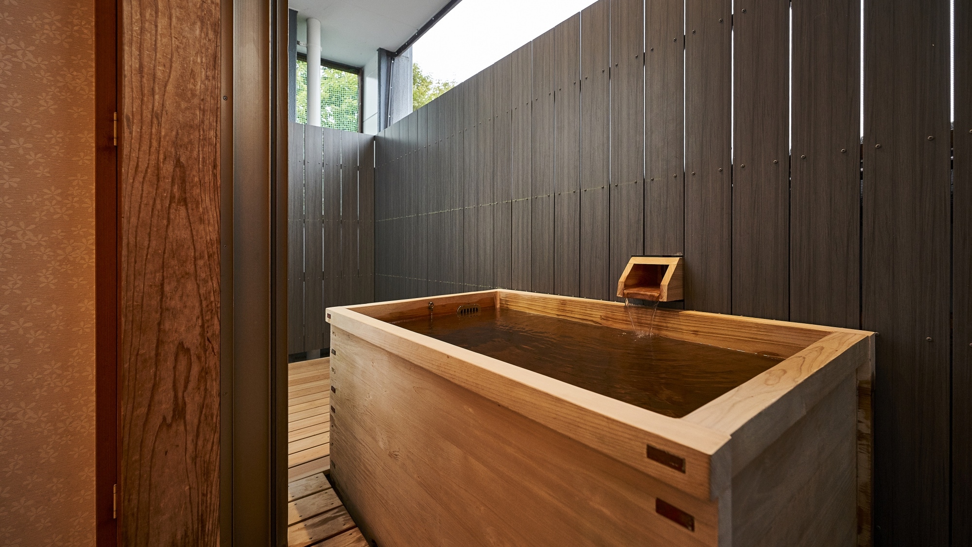 C type Japanese-style room [Unit bath + open-air bath]