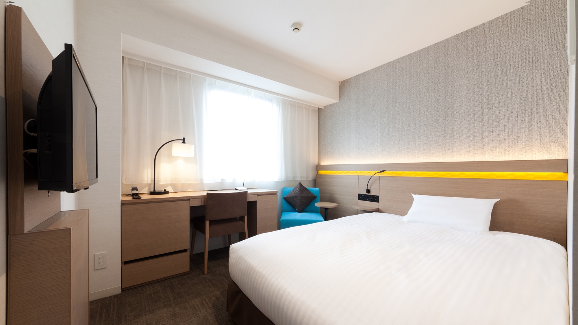 Single room 14.6㎡ Bed width 140cm x 200cm