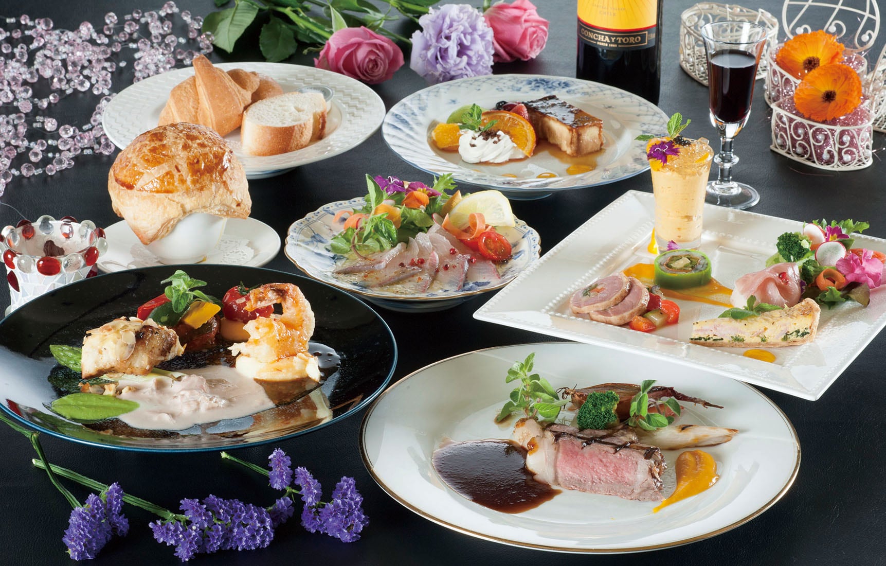 A casual and authentic French course meal in a country French style that brings out the local flavors even more