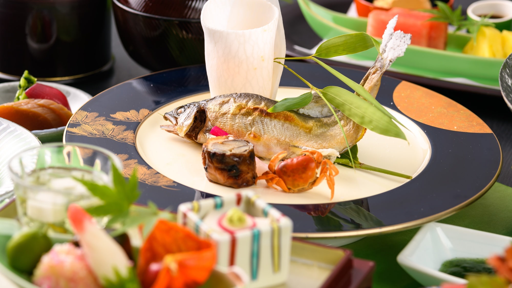 [Supper] Kaiseki cuisine that makes use of seasonal ingredients grown in Nara