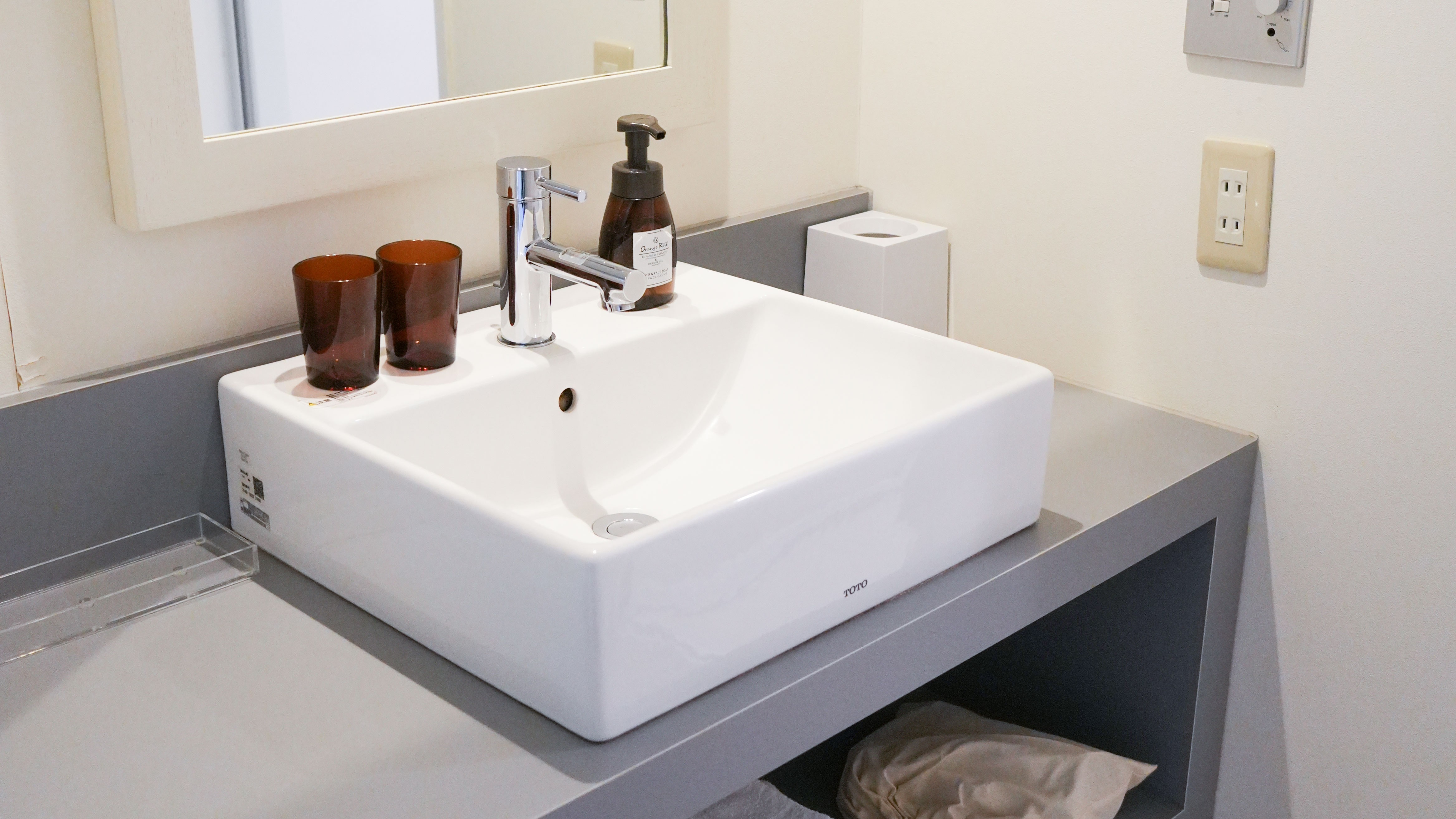 코너 트윈룸 욕실 예