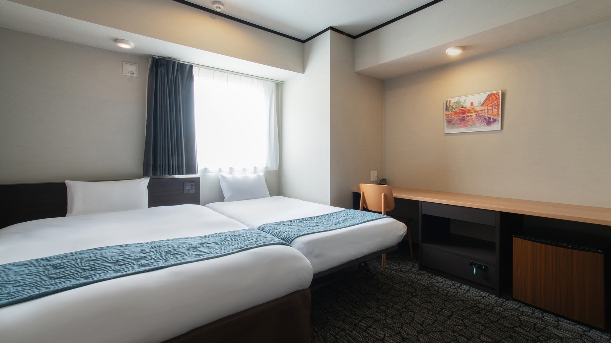 10. Phòng đôi phụ: giường rộng 140cm x 1, 100cm x 1