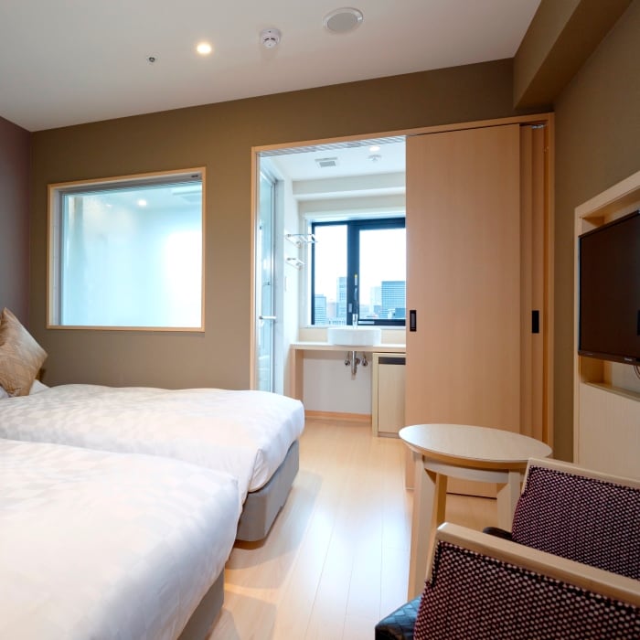 An example of a superior twin room