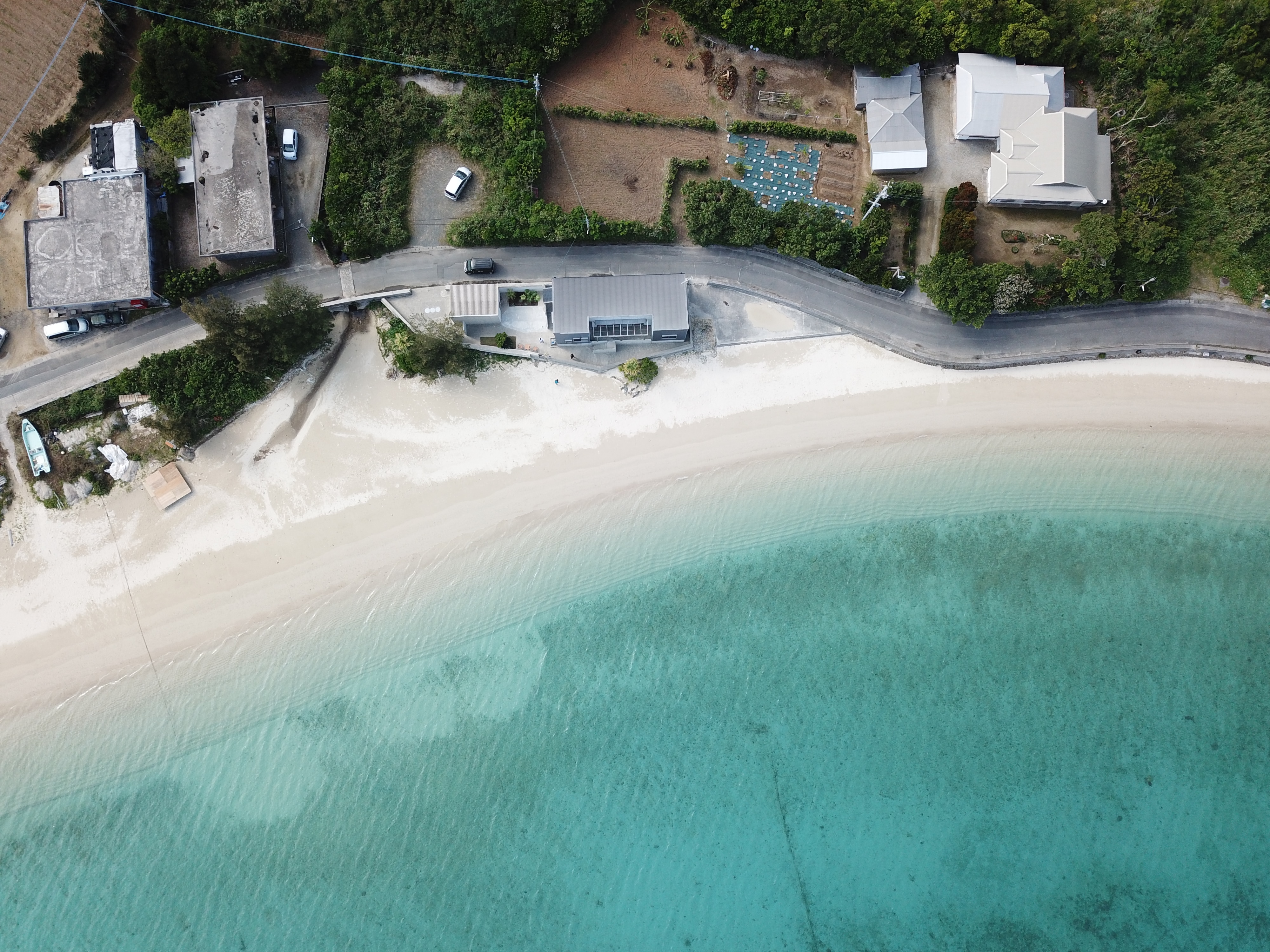 Villa seen from above
