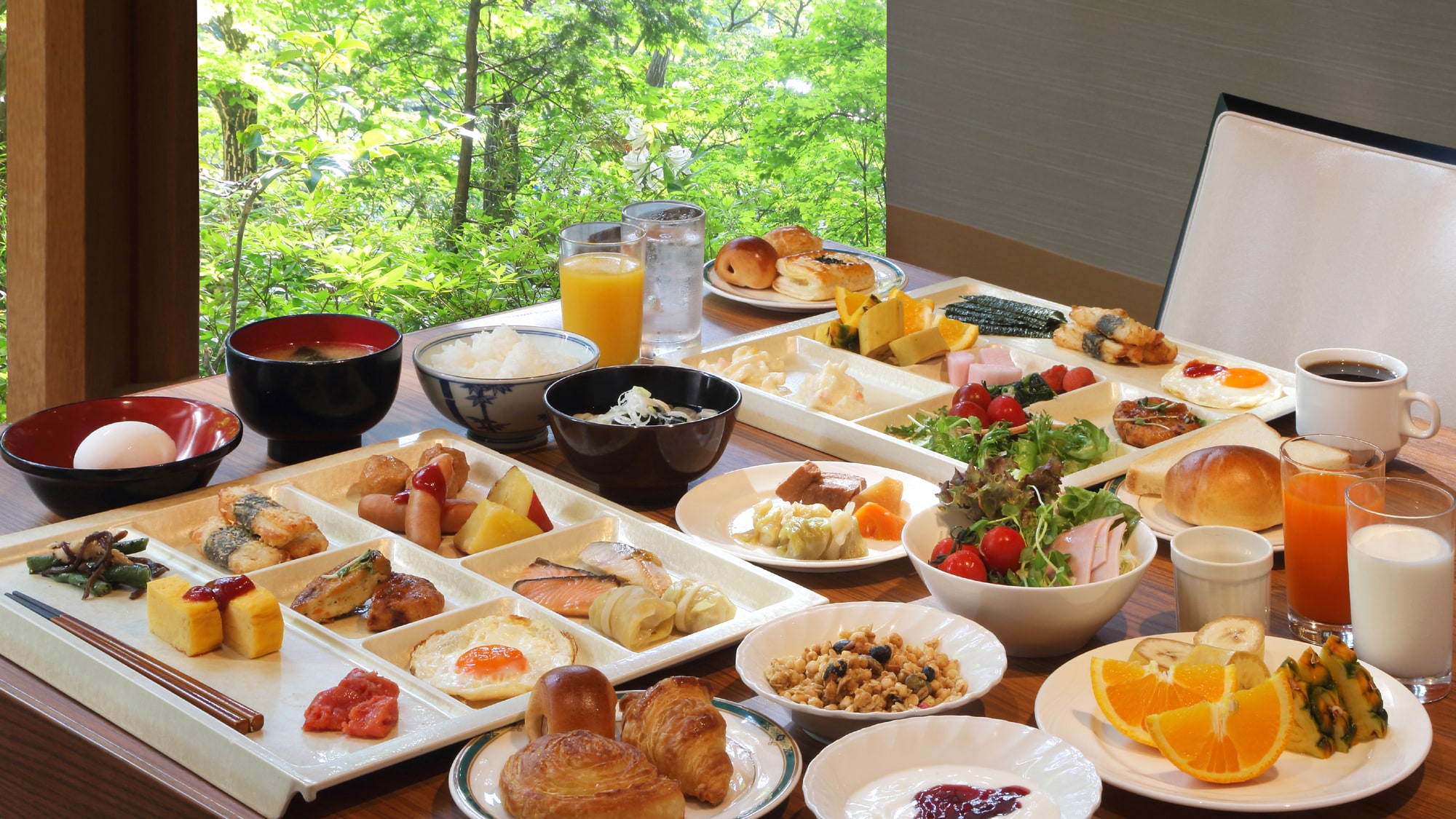 ◆ 아침 식사 뷔페 일례