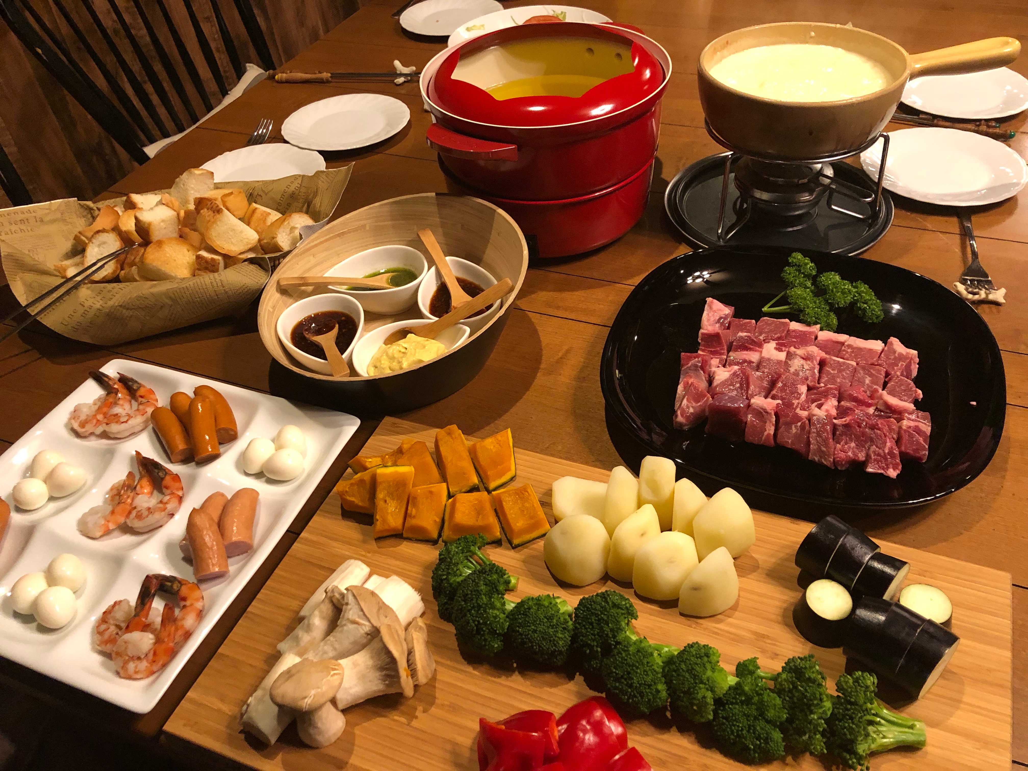 Fondue dinner